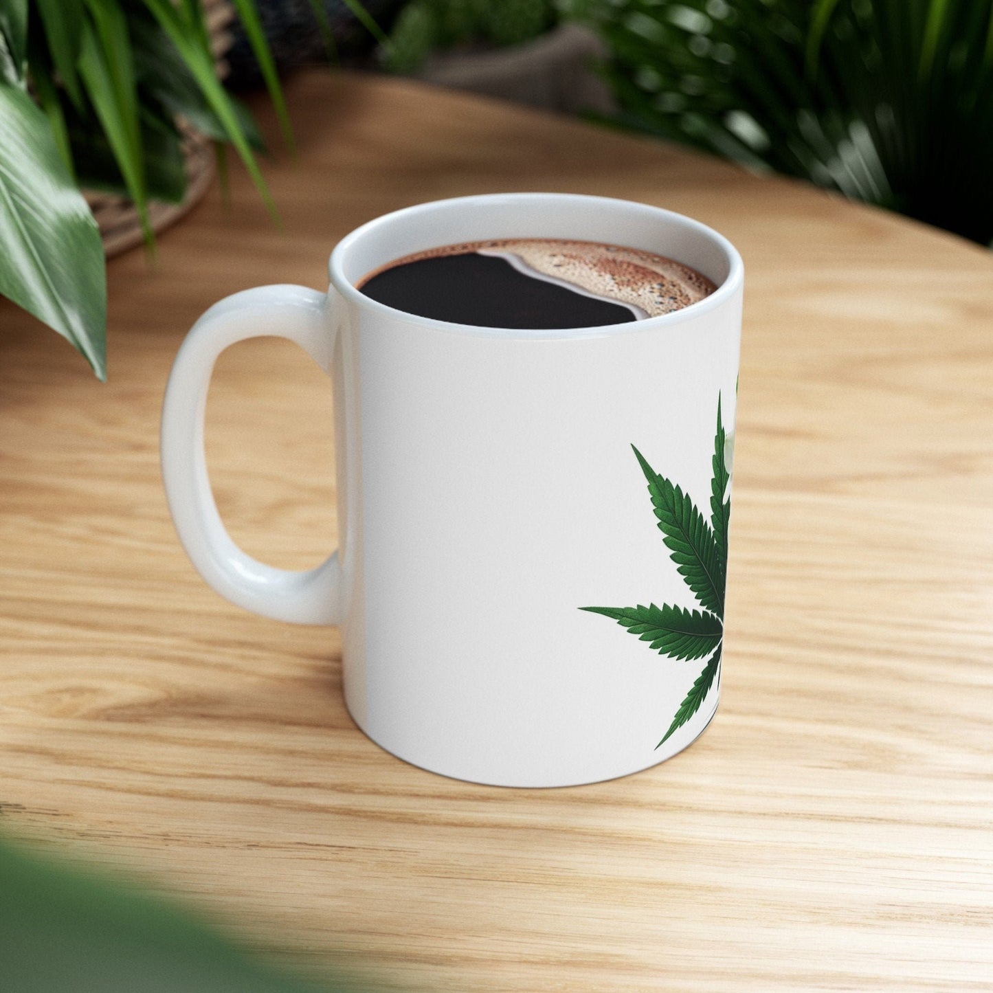 FREESIA WEED FLOWER - Weed Coffee Mugs (11oz) Perfect Gift for Smokers/ Marijuana Gift; Wake and Bake Mug - Cannabis Cup / Stoner Mug