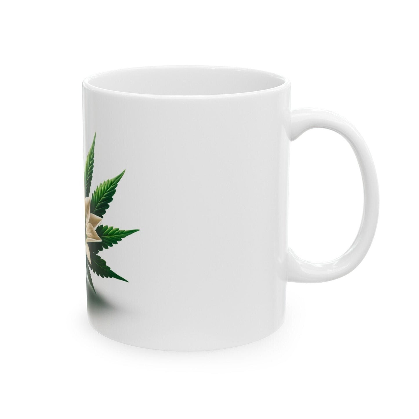 GAZANIA WEED FLOWER - Weed Coffee Mugs (11oz) Perfect Gift for Smokers/ Marijuana Gift; Wake and Bake Mug - Cannabis Cup / Stoner Mug