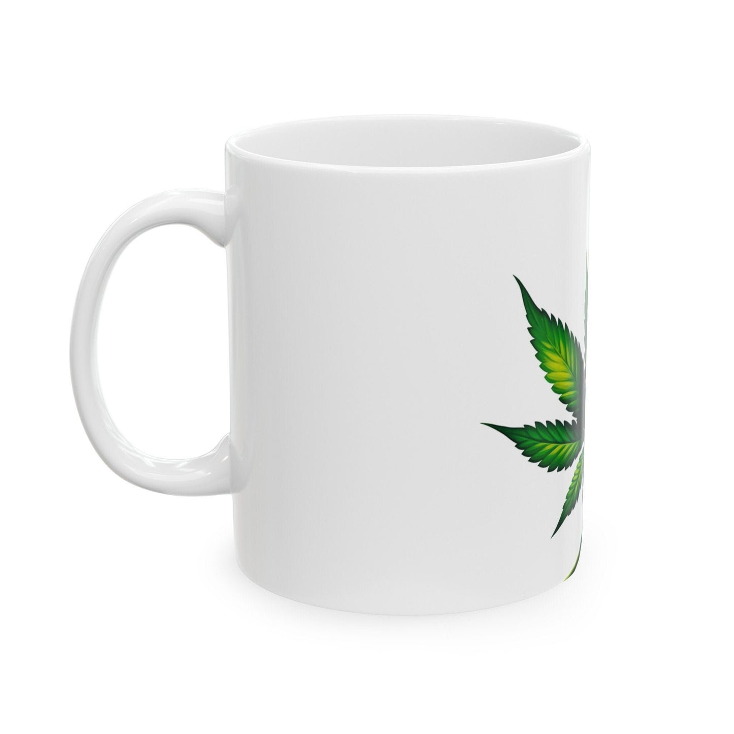 GERANIUM WEED FLOWER - Weed Coffee Mugs (11oz) Perfect Gift for Smokers/ Marijuana Gift; Wake and Bake Mug - Cannabis Cup / Stoner Mug
