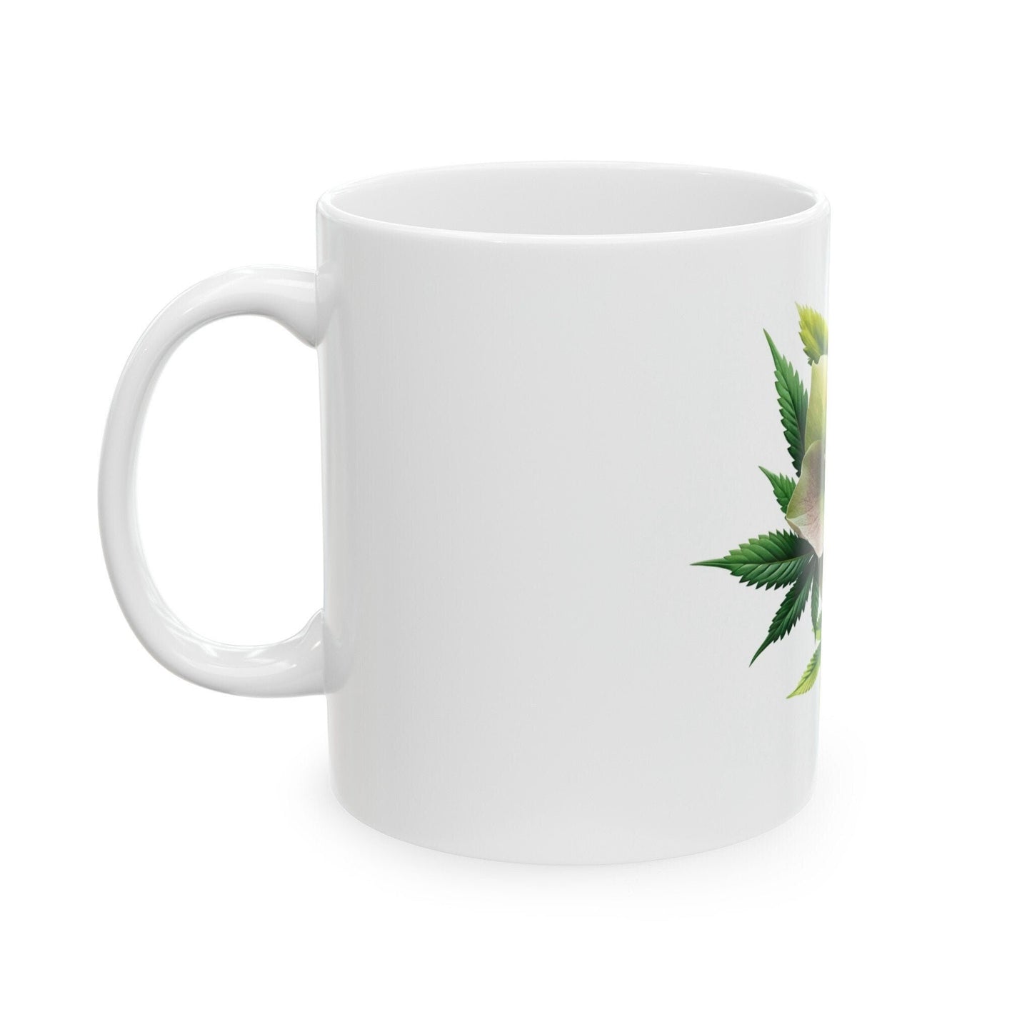 HELLEBORE WEED FLOWER - Weed Coffee Mugs (11oz) Perfect Gift for Smokers/ Marijuana Gift; Wake and Bake Mug - Cannabis Cup / Stoner Mug