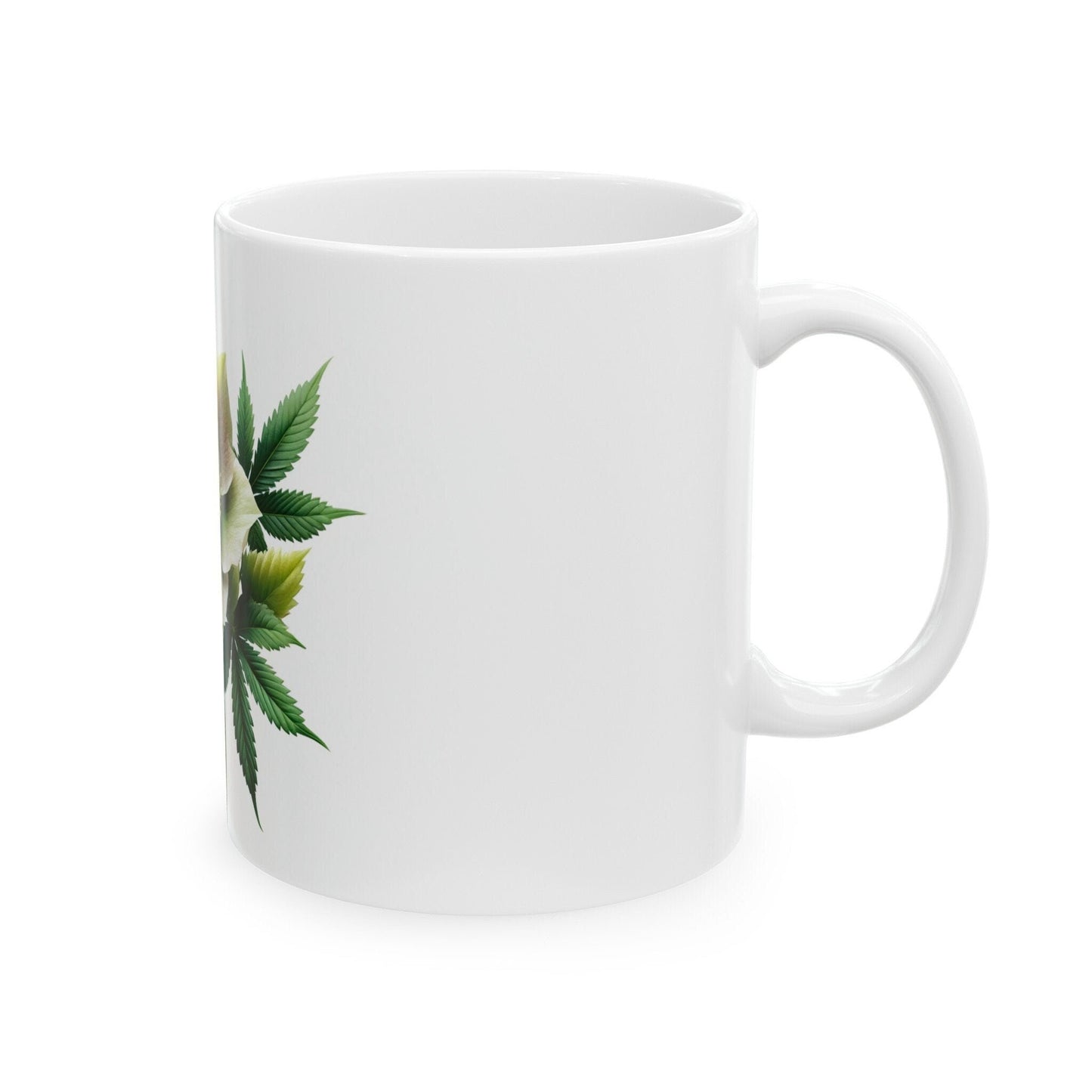 HELLEBORE WEED FLOWER - Weed Coffee Mugs (11oz) Perfect Gift for Smokers/ Marijuana Gift; Wake and Bake Mug - Cannabis Cup / Stoner Mug
