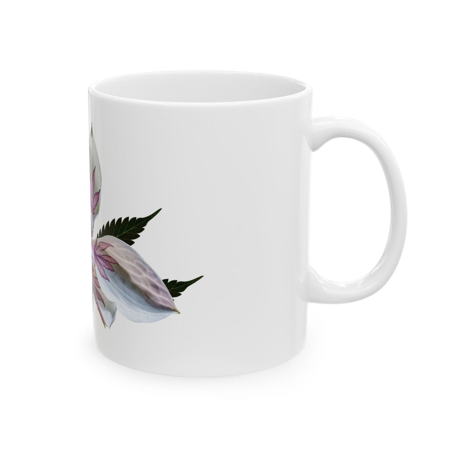 MAGNOLIA WEED FLOWER - Weed Coffee Mugs (11oz) Perfect Gift for Smokers/ Marijuana Gift; Wake and Bake Mug - Cannabis Cup / Stoner Mug