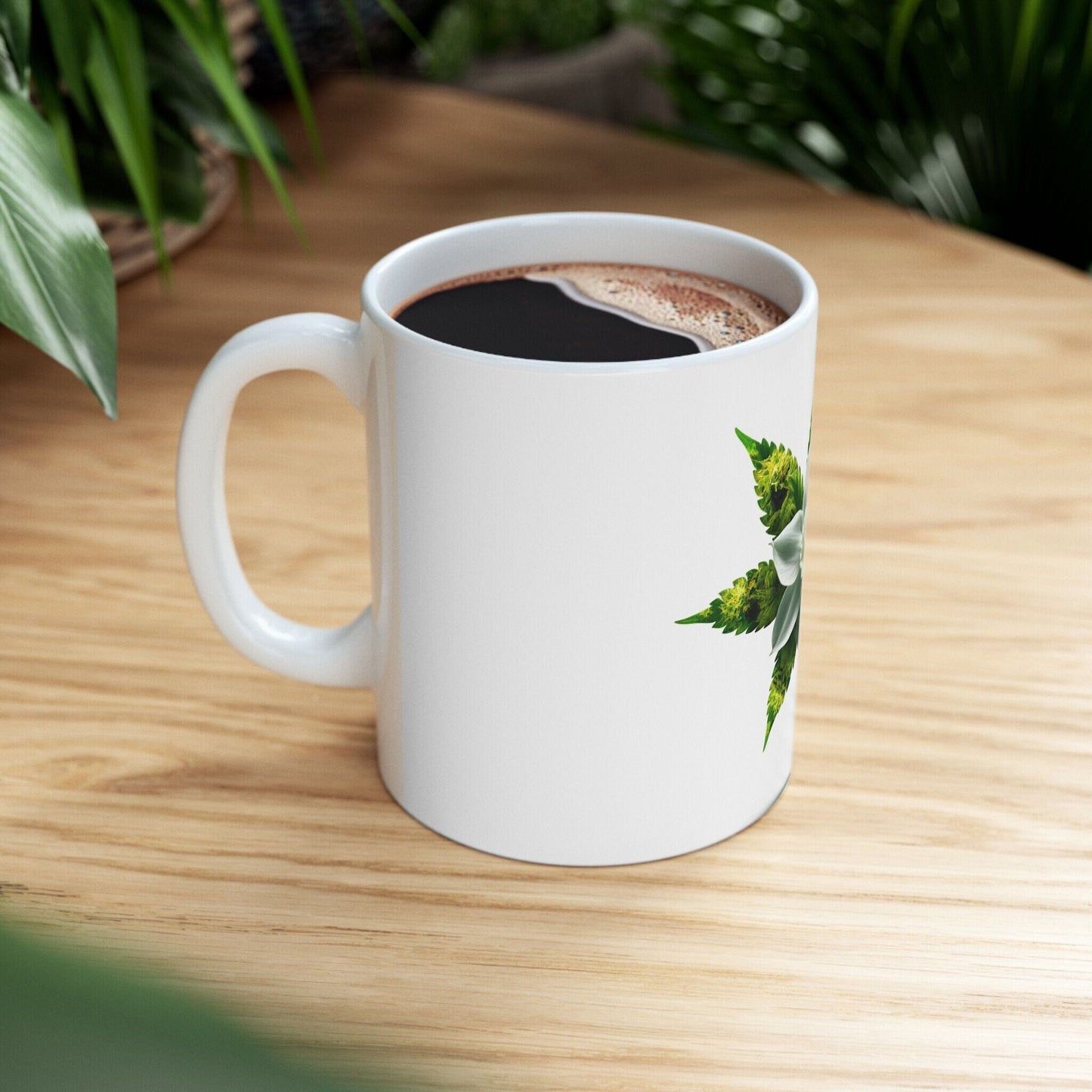 NARCISSUS WEED FLOWER - Weed Coffee Mugs (11oz) Perfect Gift for Smokers/ Marijuana Gift; Wake and Bake Mug - Cannabis Cup / Stoner Mug