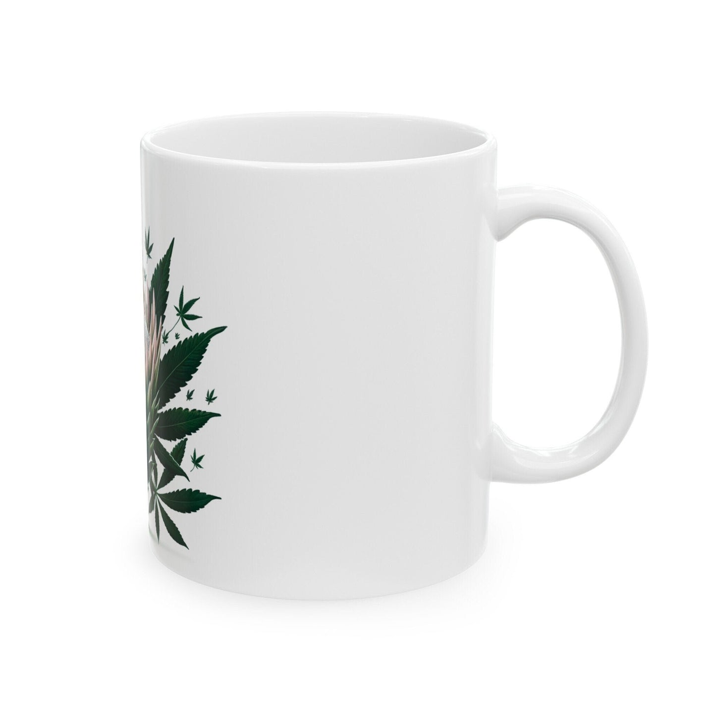 PROTEA WEED FLOWER - Weed Coffee Mugs (11oz) Perfect Gift for Smokers/ Marijuana Gift; Wake and Bake Mug - Cannabis Cup / Stoner Mug