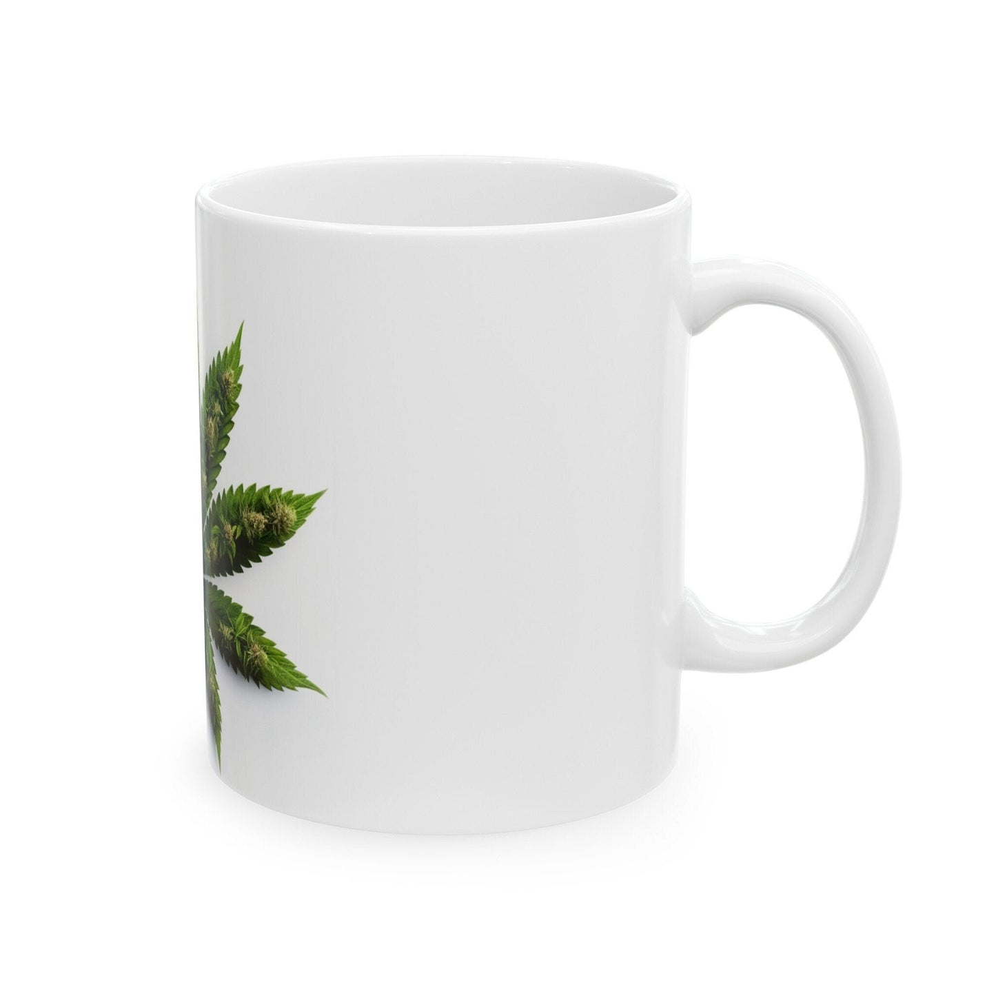 TULIP WEED FLOWER - Weed Coffee Mugs (11oz) Perfect Gift for Smokers/ Marijuana Gift; Wake and Bake Mug - Cannabis Cup / Stoner Mug