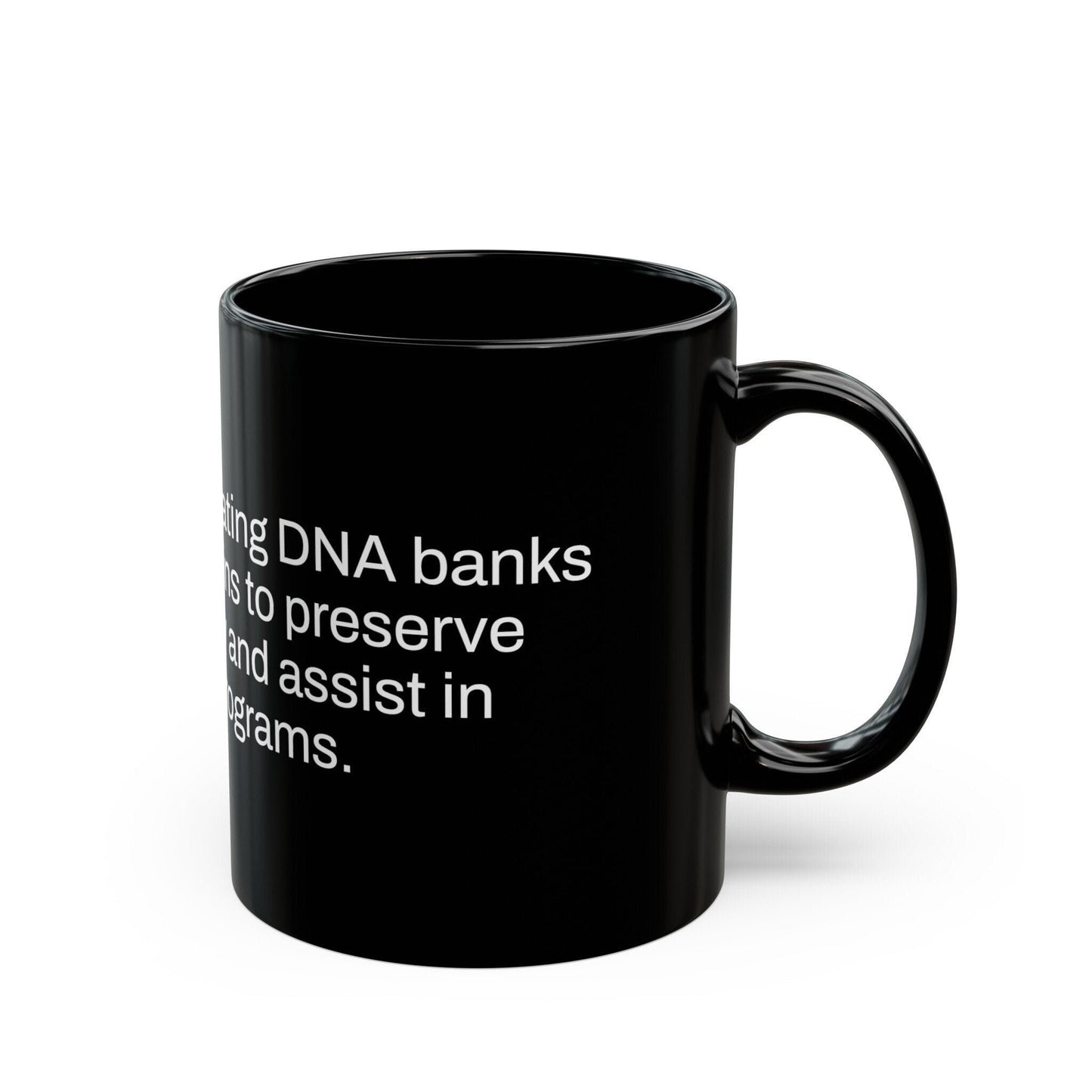 DNA BANKS Weed Fact - Weed Coffee Mug (11oz) - Perfect Gift for Smokers, Stoners, Growers; Wake and Bake Mug / Weed Mug / BLACK Mug