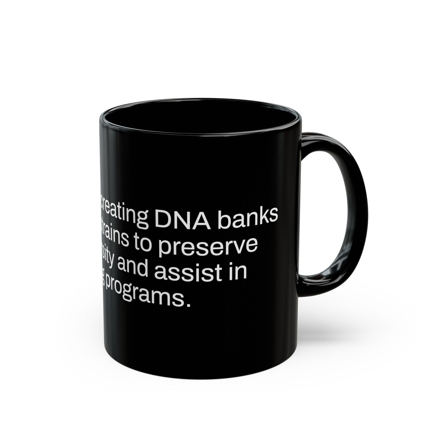 DNA BANKS Weed Fact - Weed Coffee Mug (11oz) - Perfect Gift for Smokers, Stoners, Growers; Wake and Bake Mug / Weed Mug / BLACK Mug
