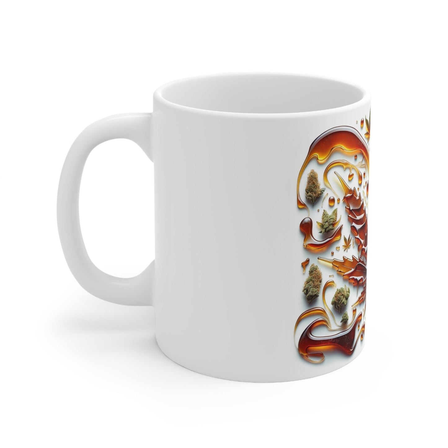 SHATTER Wax Mug - WEED Themed Coffee Mugs, Marijuana Lovers, Perfect Gift for Smokers, Stoners - Dabs Gifts