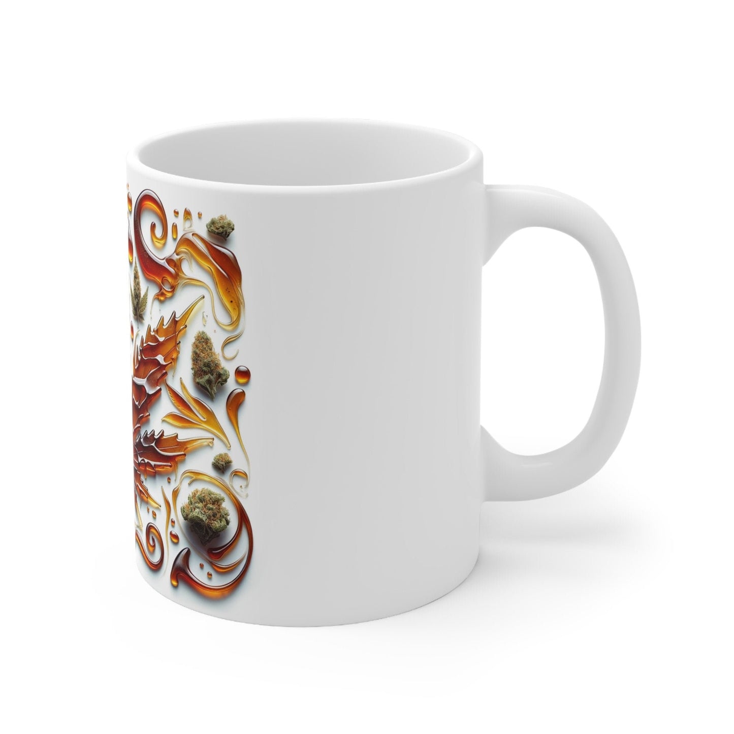 SHATTER Wax Mug - WEED Themed Coffee Mugs, Marijuana Lovers, Perfect Gift for Smokers, Stoners - Dabs Gifts