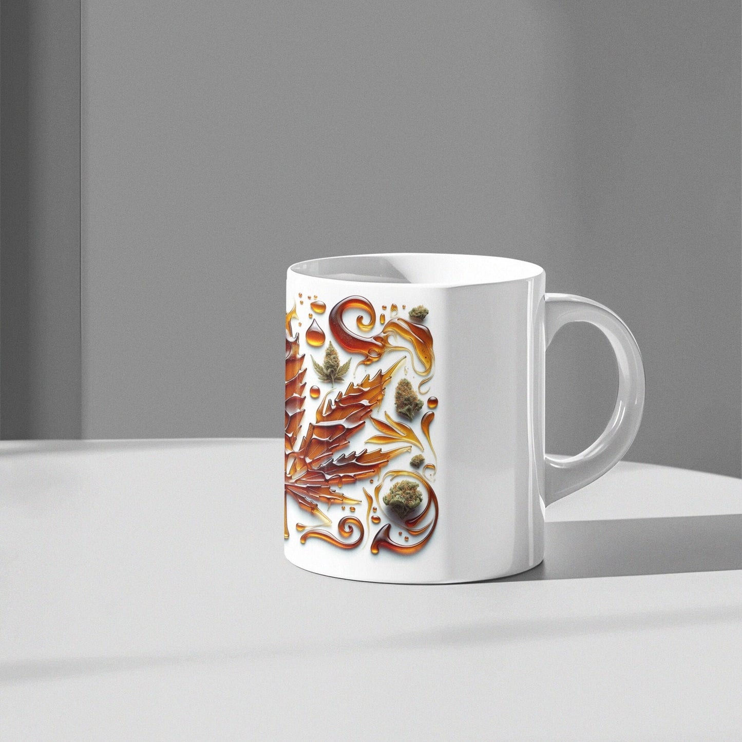 SHATTER Wax Mug - WEED Themed Coffee Mugs, Marijuana Lovers, Perfect Gift for Smokers, Stoners - Dabs Gifts