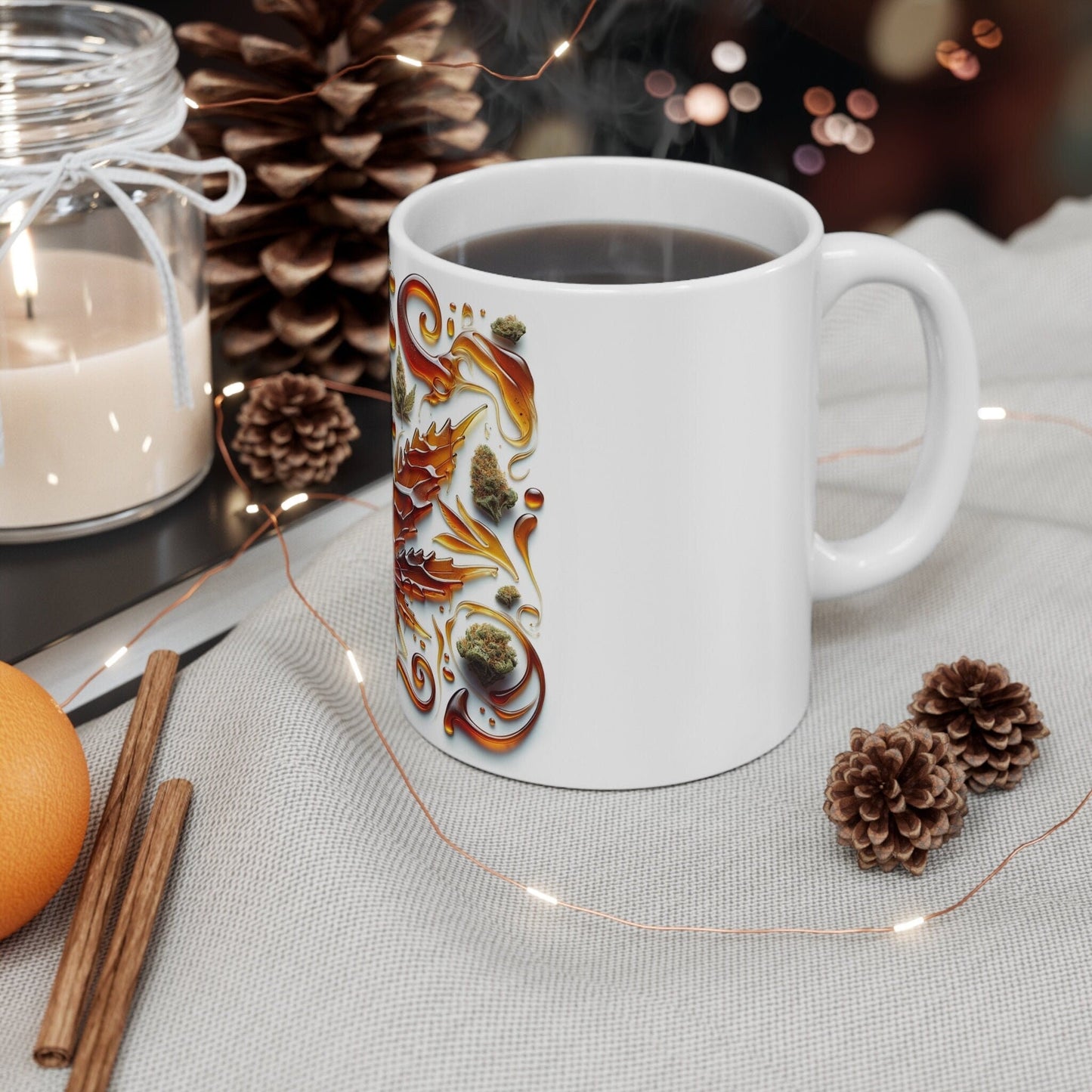 SHATTER Wax Mug - WEED Themed Coffee Mugs, Marijuana Lovers, Perfect Gift for Smokers, Stoners - Dabs Gifts