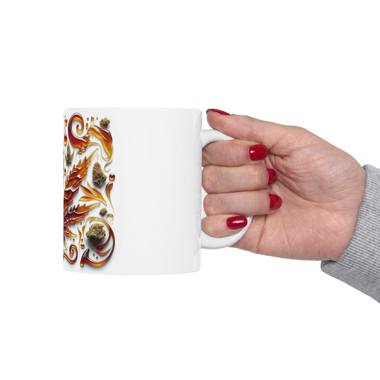 SHATTER Wax Mug - WEED Themed Coffee Mugs, Marijuana Lovers, Perfect Gift for Smokers, Stoners - Dabs Gifts