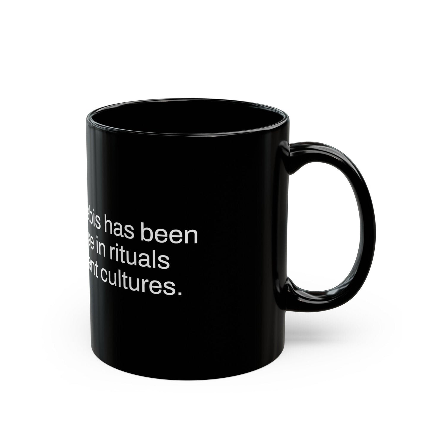 RITUAL Weed Fact - Weed Coffee Mug (11oz) - Perfect Gift for Smokers, Stoners, Growers; Wake and Bake Mug / Weed Mug / BLACK Mug