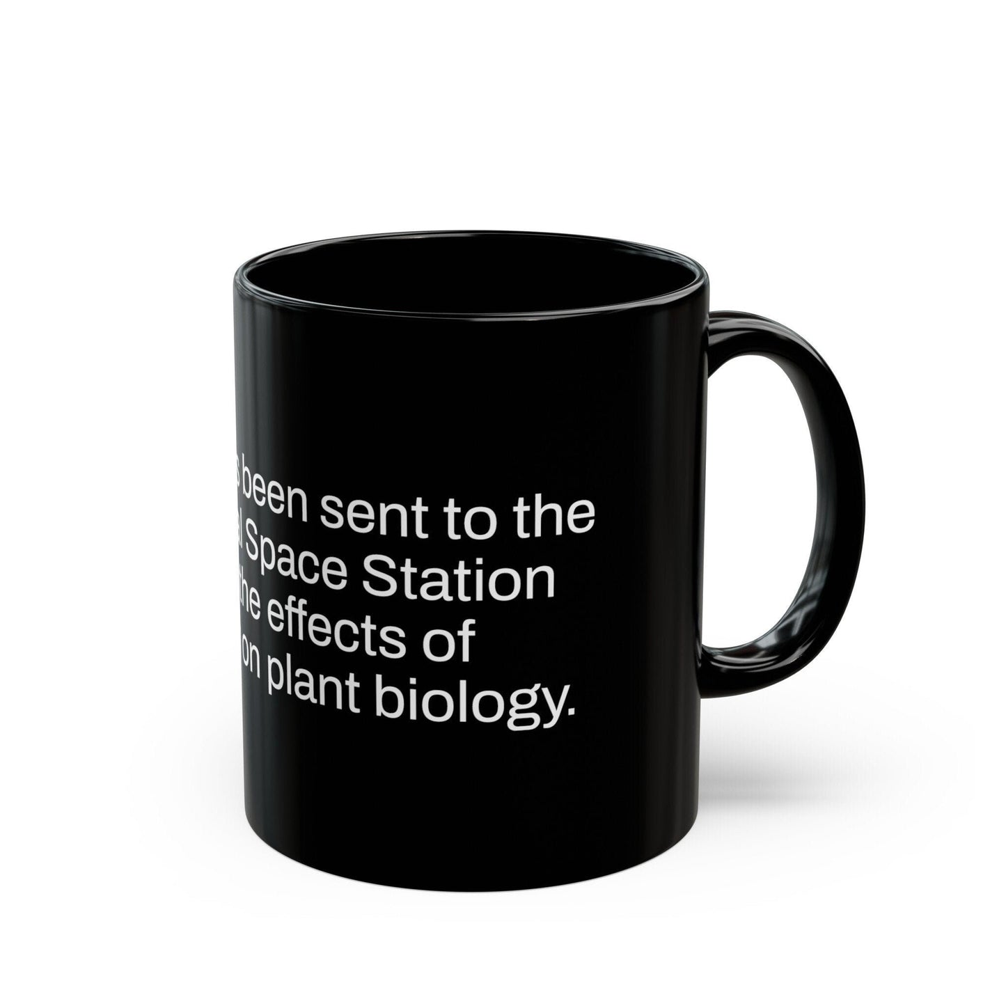 SPACE Weed Fact - Weed Coffee Mug (11oz) - Perfect Gift for Smokers, Stoners, Growers; Wake and Bake Mug / Weed Mug / BLACK Mug