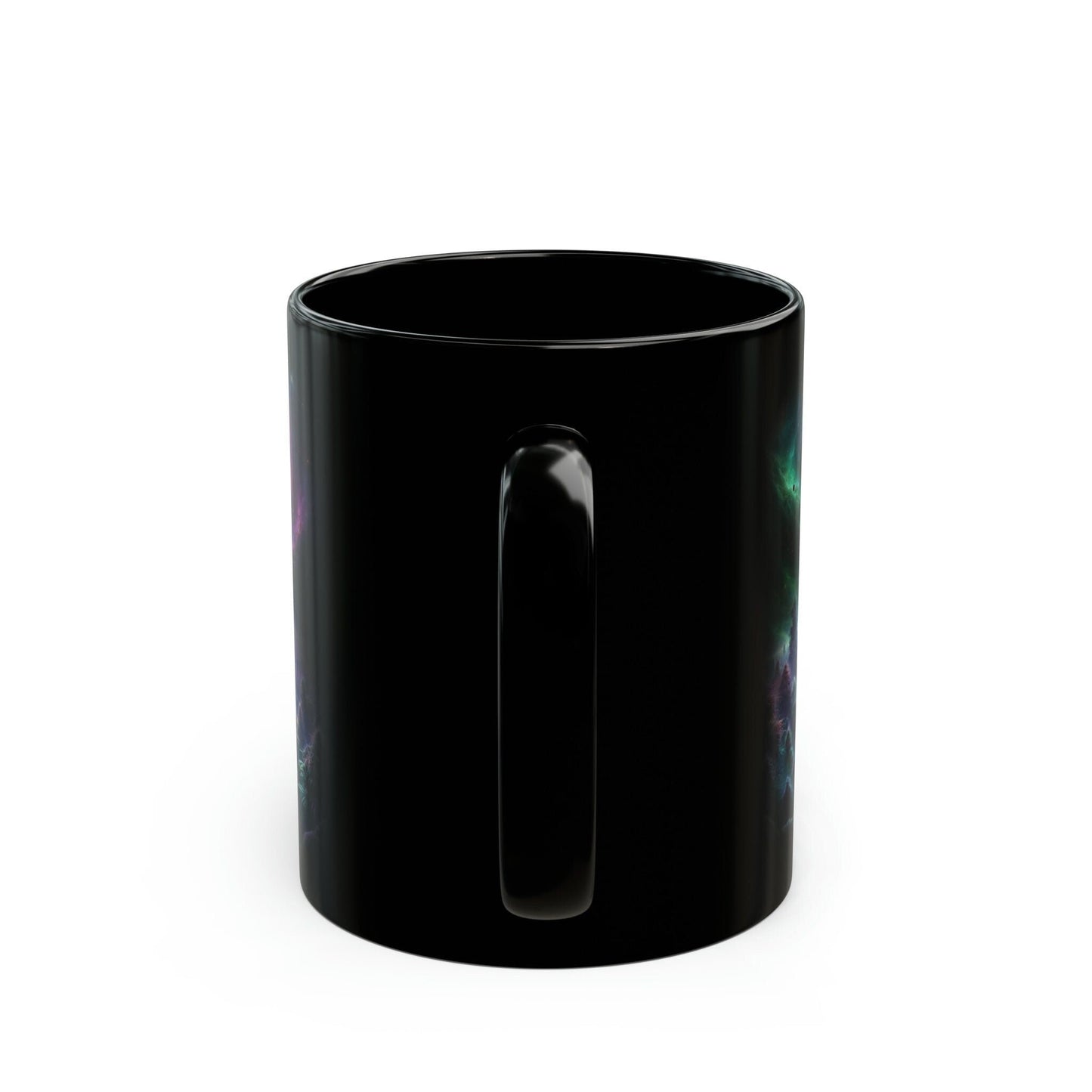 SPACE WEED - BLACK Themed Coffee Mugs - Perfect Gift for Smokers, Stoners, Marijuana Lovers, Growers; Weed Mug / Space Mug for Stoners