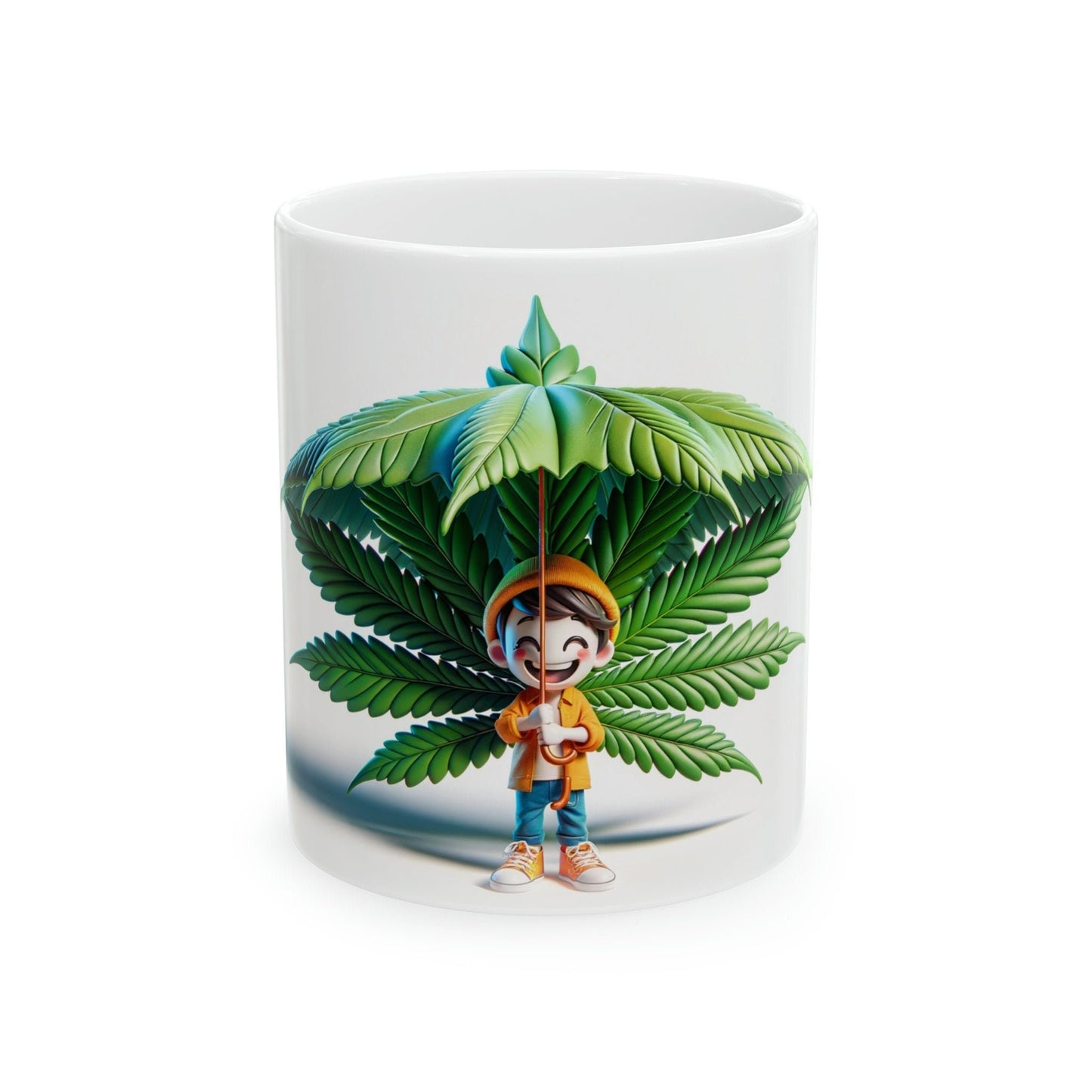 Weed UMBRELLA - Marijuana Themed Coffee Mug - Perfect Gift for Smokers/Stoner, Marijuana Lover; Wake and Bake Mug - Weed Mug / Stoner Mug