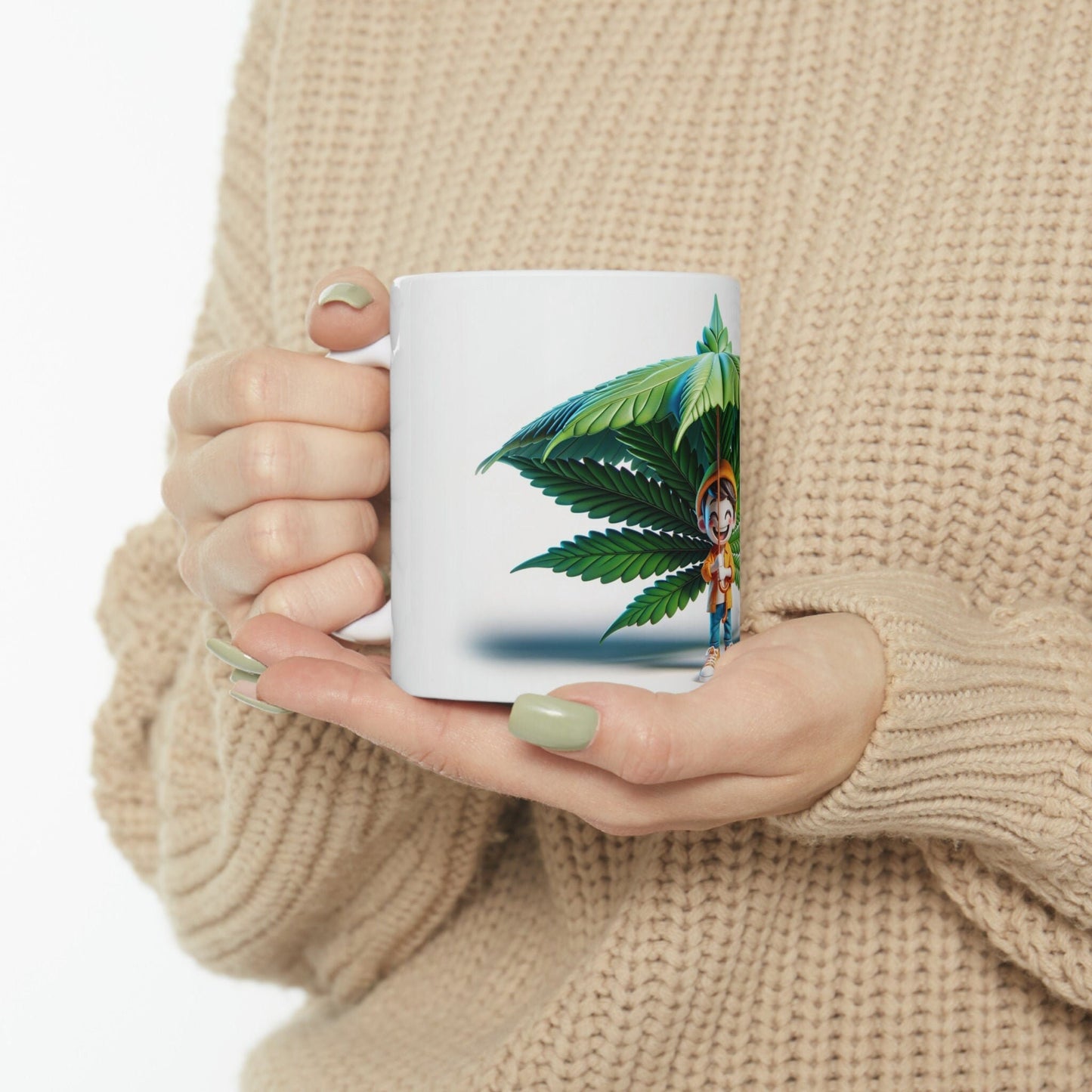 Weed UMBRELLA - Marijuana Themed Coffee Mug - Perfect Gift for Smokers/Stoner, Marijuana Lover; Wake and Bake Mug - Weed Mug / Stoner Mug