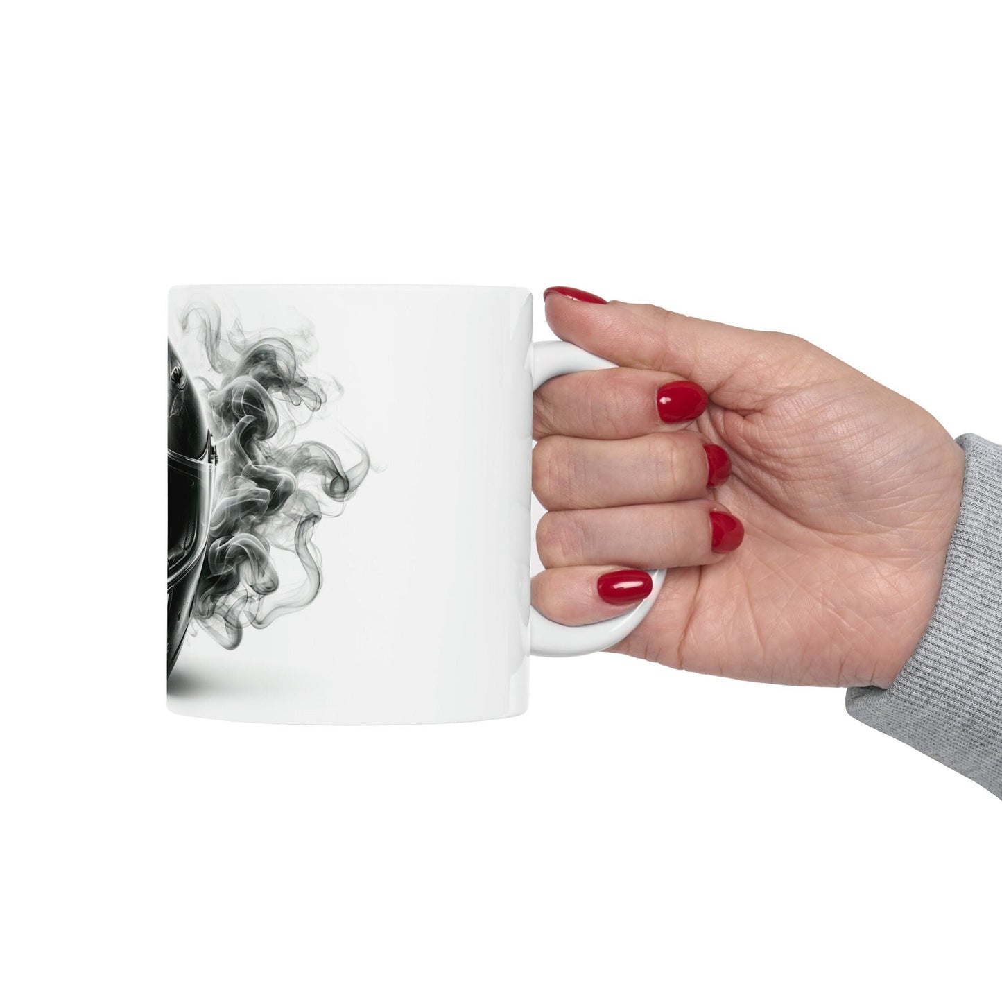 SMOKEY HELMET - WEED Themed Coffee Mugs - Perfect Gift for Smokers, Stoners, Marijuana Lover; Wake and Bake Mug - Marijuana Mug / Stoner Mug