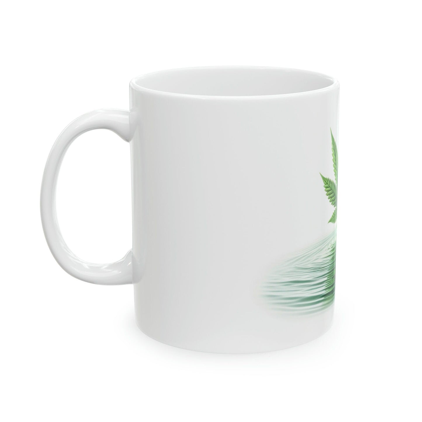 WEED & WATER - Marijuana Themed Coffee Mugs - Perfect Gift for Smokers, Stoners, Marijuana Lovers; Wake and Bake Mug - Weed Mug / Stoner Mug