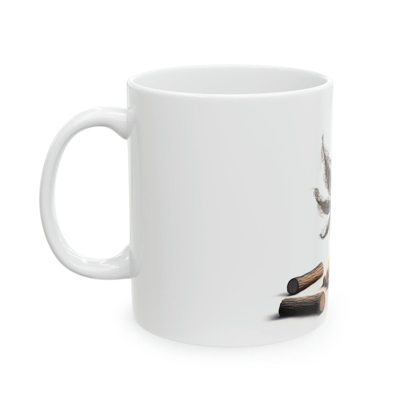 CAMPFIRE - WEED Themed Coffee Mugs - Perfect Gift for Smokers, Stoners, Marijuana Lovers; Wake and Bake Mug - Marijuana Mug / Stoner Mug