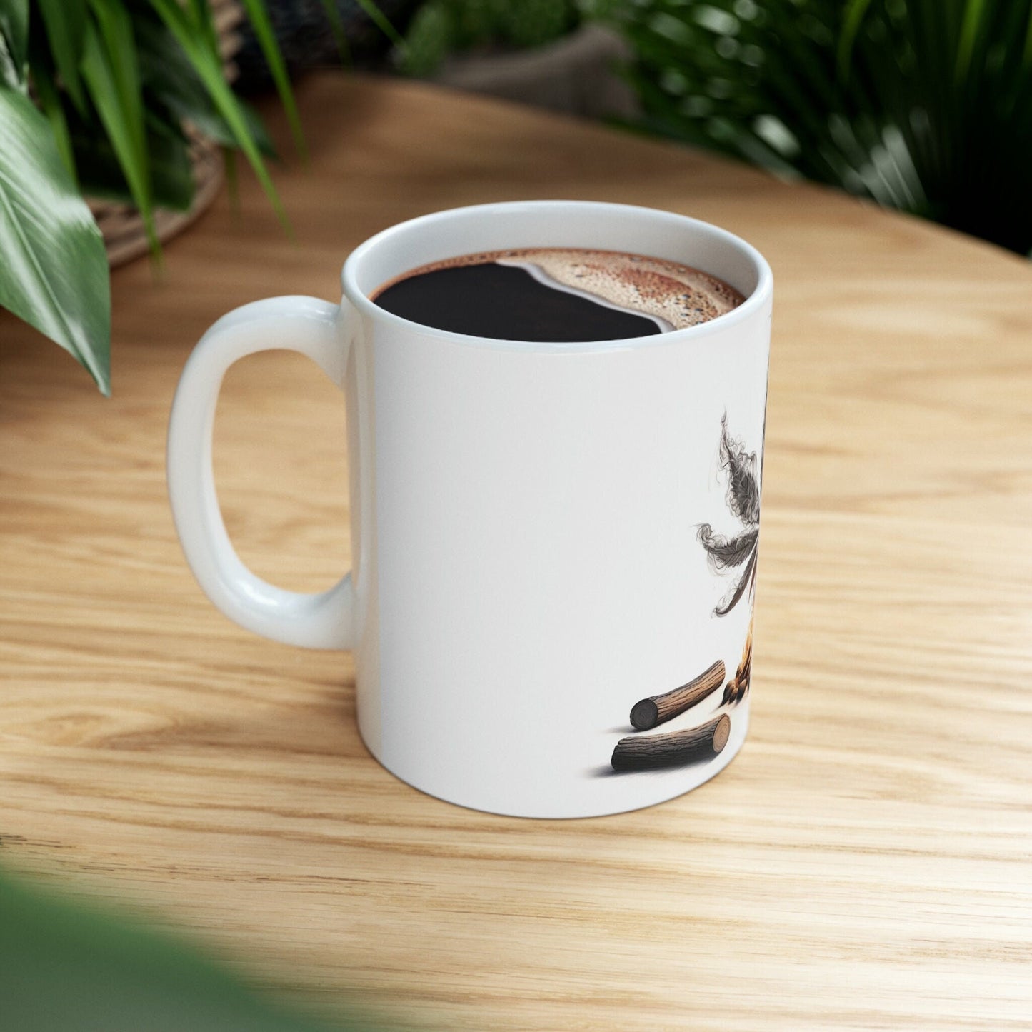 CAMPFIRE - WEED Themed Coffee Mugs - Perfect Gift for Smokers, Stoners, Marijuana Lovers; Wake and Bake Mug - Marijuana Mug / Stoner Mug