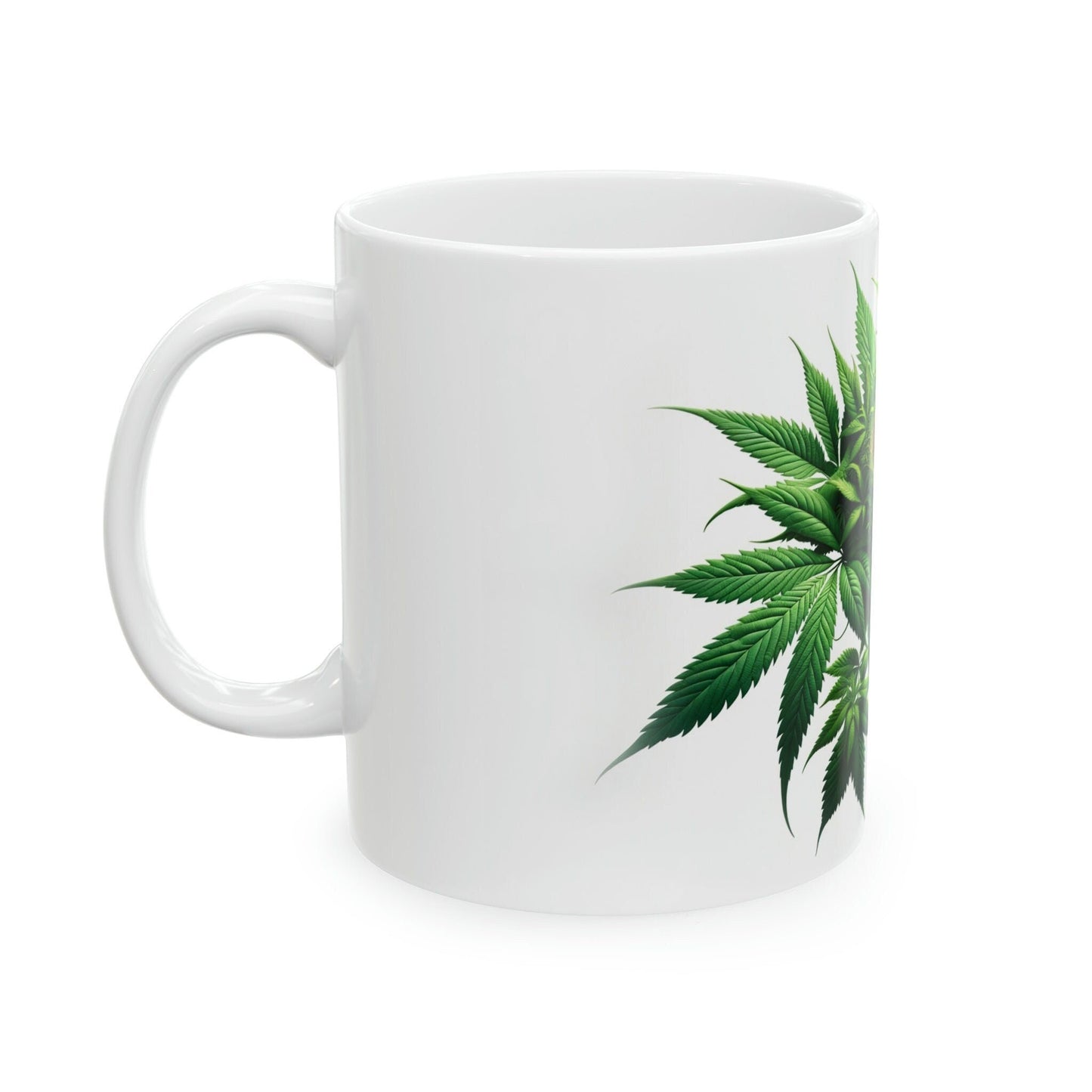 BIRDNEST - WEED Themed Coffee Mugs - Perfect Gift for Smokers, Stoners, Marijuana Lovers; Wake and Bake Mug - Marijuana Mug / Stoner Mug