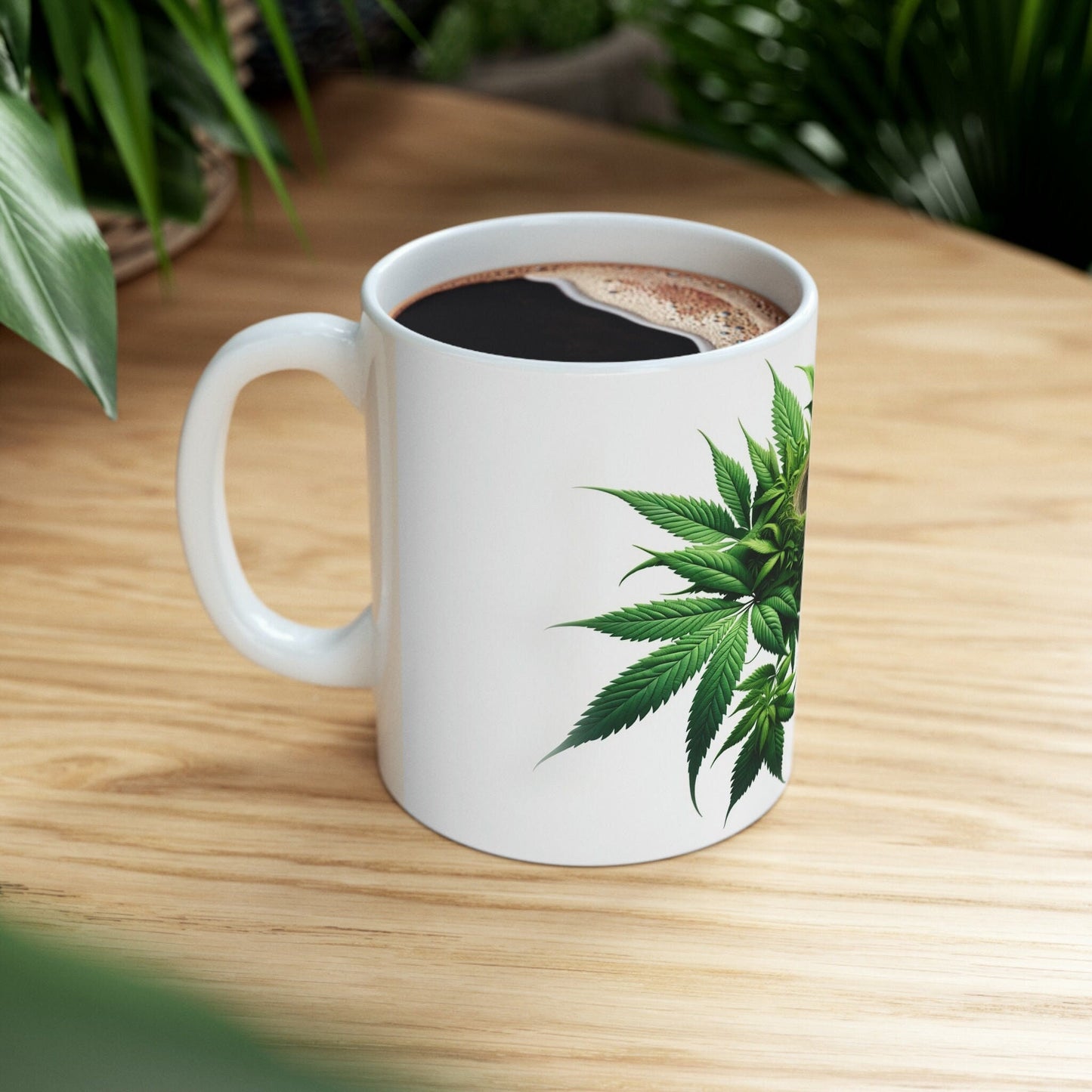 BIRDNEST - WEED Themed Coffee Mugs - Perfect Gift for Smokers, Stoners, Marijuana Lovers; Wake and Bake Mug - Marijuana Mug / Stoner Mug