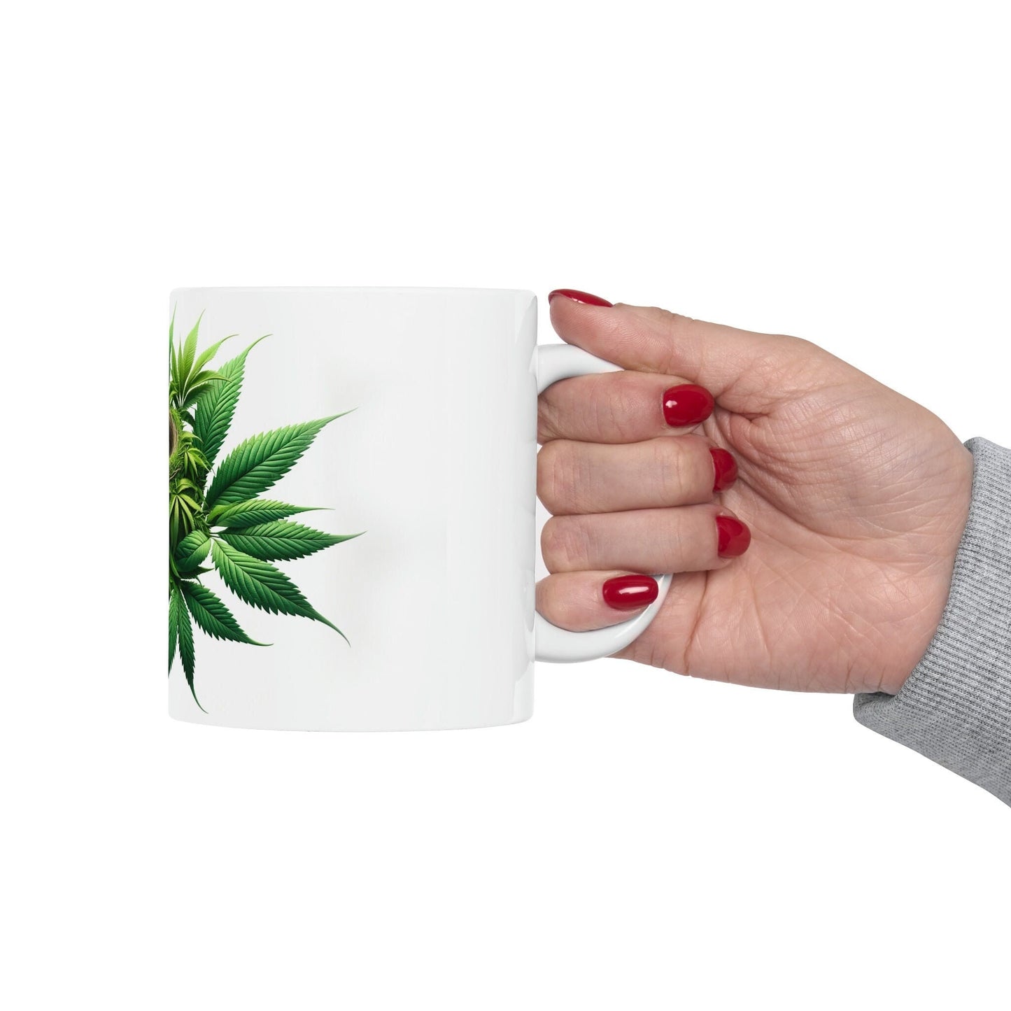 BIRDNEST - WEED Themed Coffee Mugs - Perfect Gift for Smokers, Stoners, Marijuana Lovers; Wake and Bake Mug - Marijuana Mug / Stoner Mug