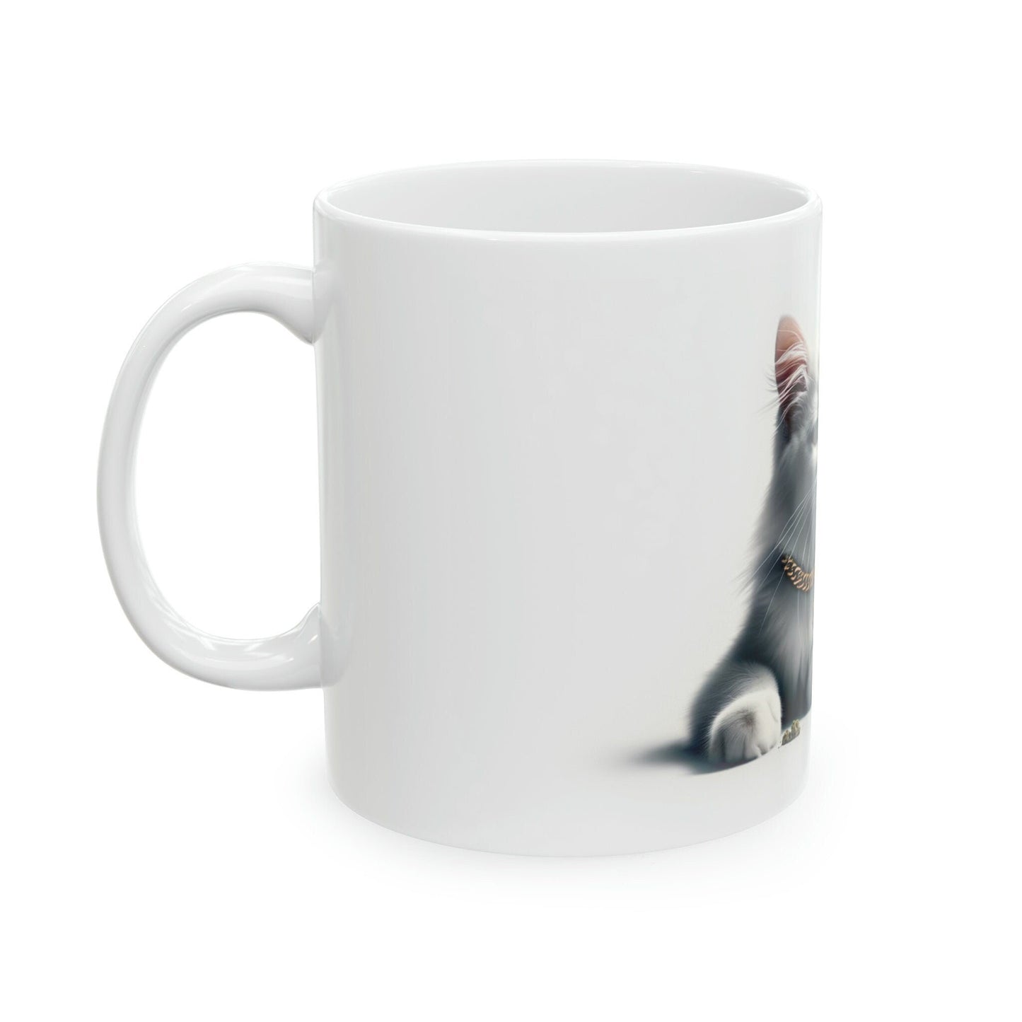 THUG KITTY - WEED Themed Coffee Mugs - Perfect Gift for Smokers, Stoners, Marijuana Lovers; Wake and Bake Mug, Marijuana Mug / Stoner Mug