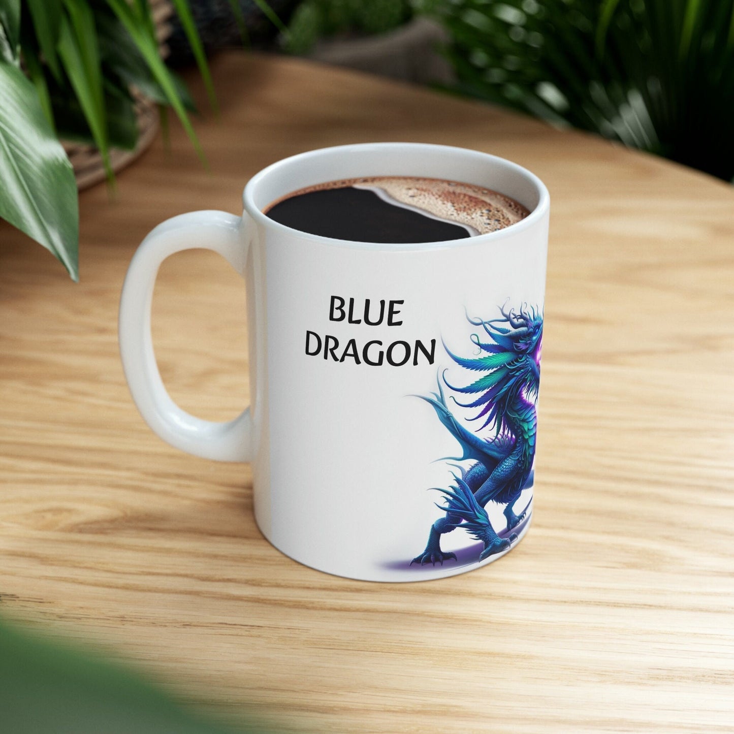 BLUE DRAGON - WEED Strain Themed Coffee Mugs - Perfect Gift for Smokers, Stoners, Marijuana Lovers; Wake and Bake Essentials
