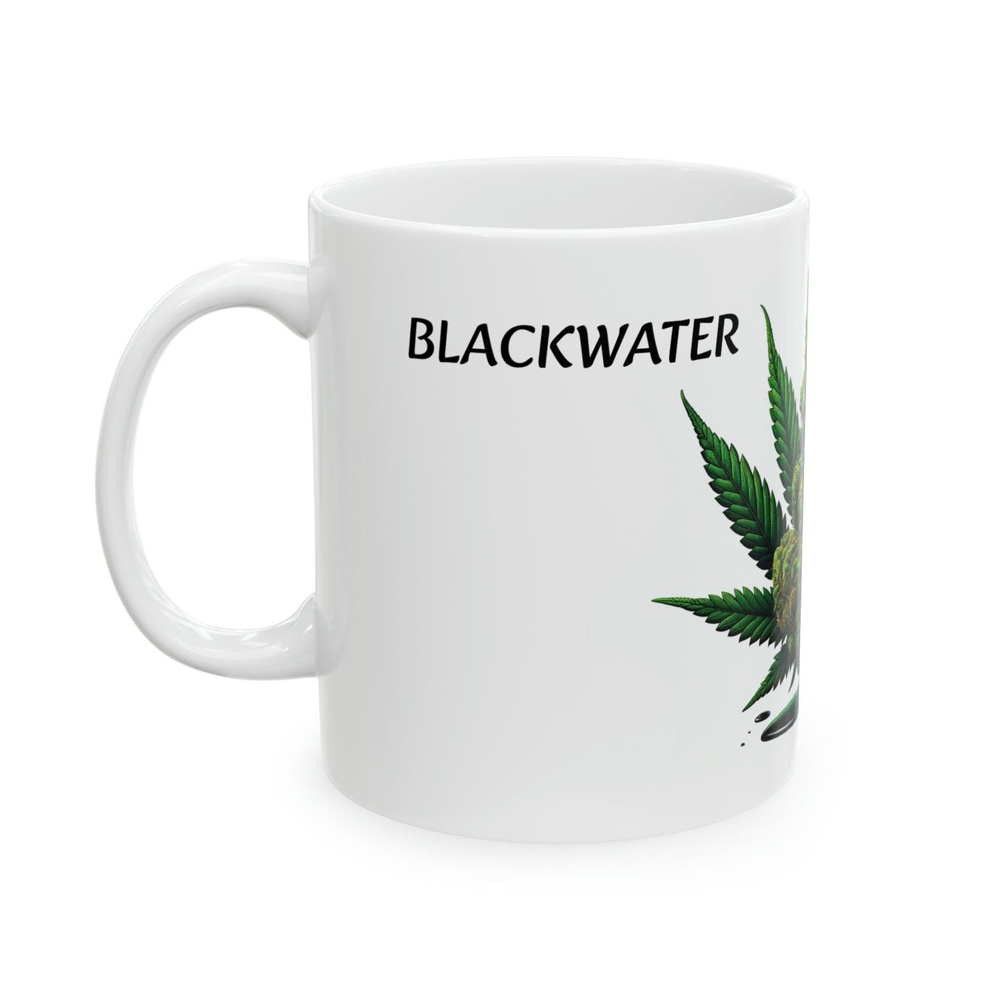 BLACKWATER - WEED Strain Themed Coffee Mugs - Perfect Gift for Smokers, Stoners, Marijuana Lovers; Wake and Bake Essentials