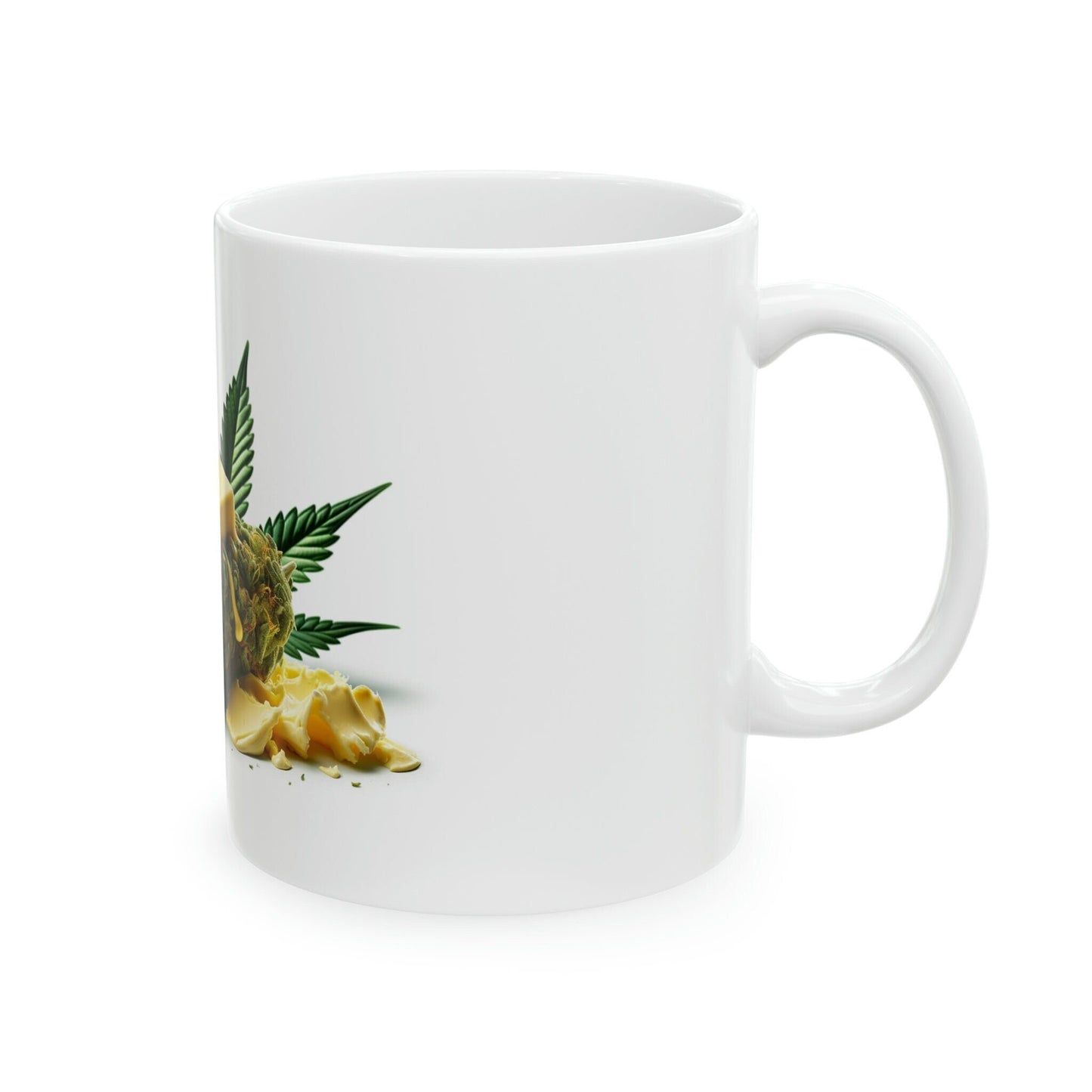 BUTTERSTUFF - WEED Strain Themed Coffee Mugs - Perfect Gift for Smokers, Stoners, Marijuana Lovers; Wake and Bake Essentials