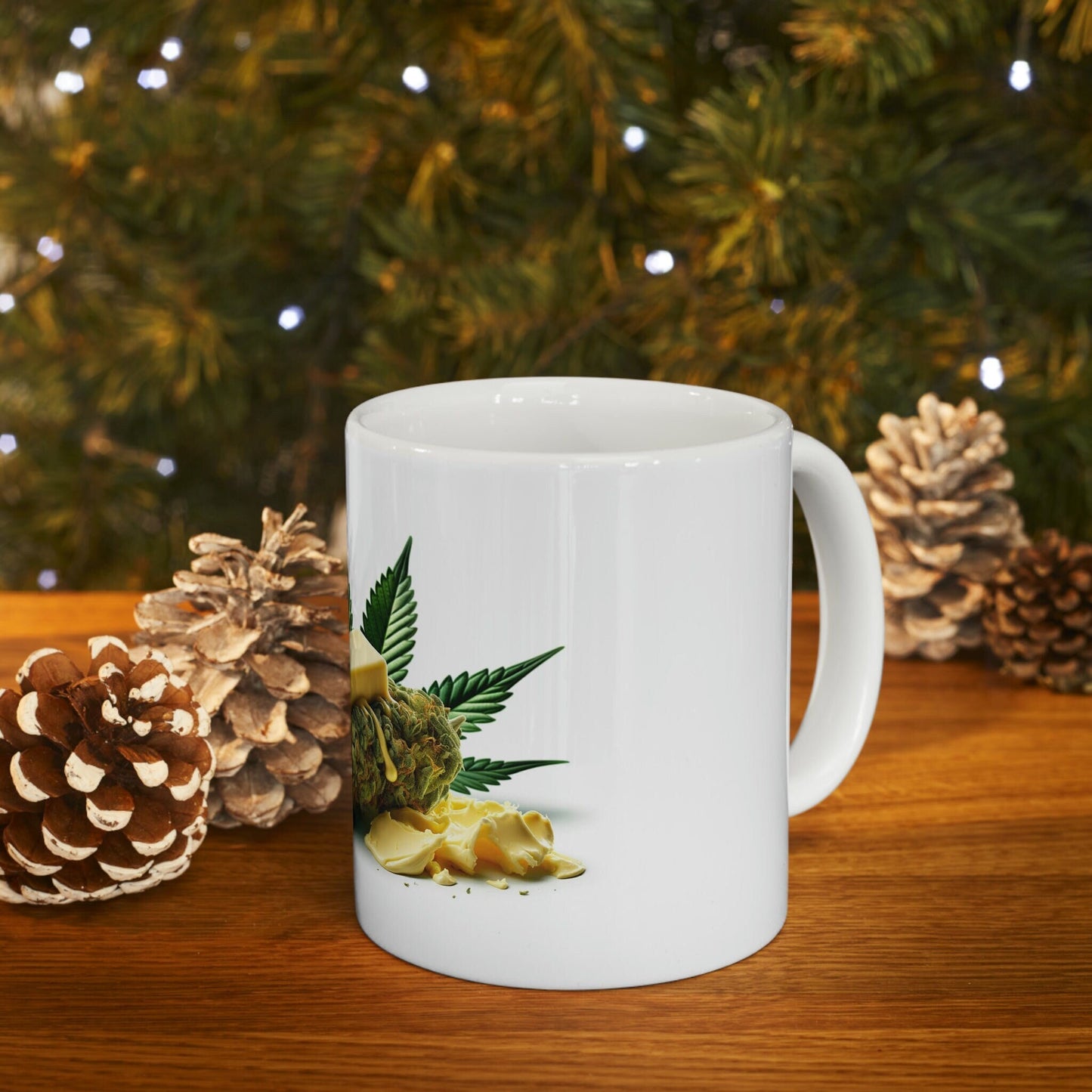 BUTTERSTUFF - WEED Strain Themed Coffee Mugs - Perfect Gift for Smokers, Stoners, Marijuana Lovers; Wake and Bake Essentials