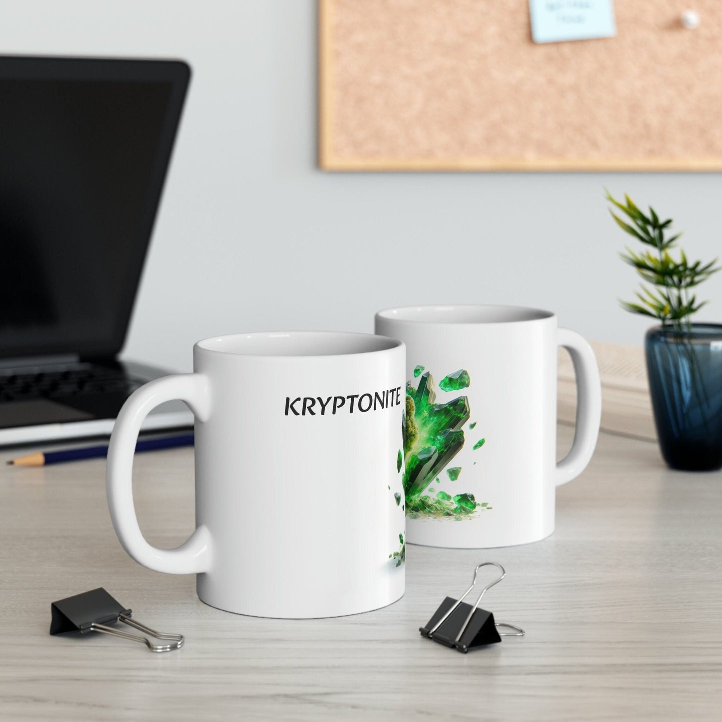 KRYPTONITE - WEED Strain Themed Coffee Mugs - Perfect Gift for Smokers, Stoners, Marijuana Lovers; Wake and Bake Essentials
