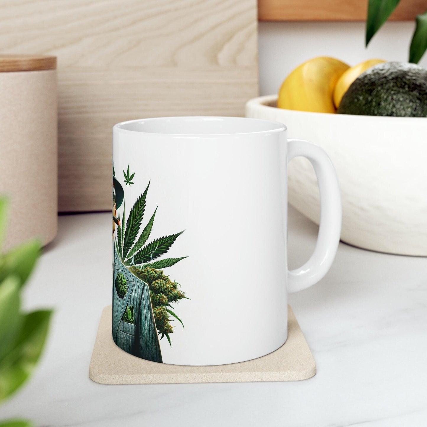 MOB BOSS - WEED Strain Themed Coffee Mugs - Perfect Gift for Smokers, Stoners, Marijuana Lovers; Wake and Bake Essentials