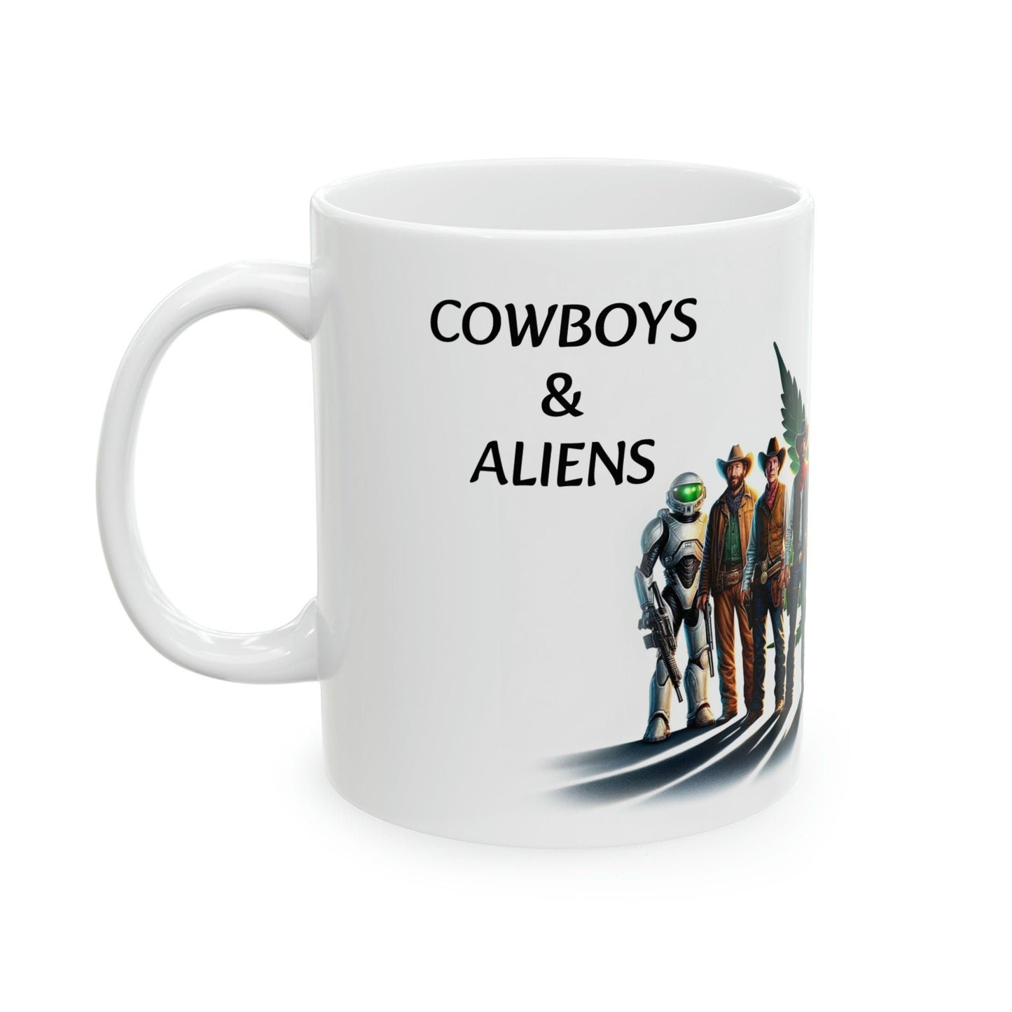 COWBOYS & ALIENS - WEED Strain Themed Coffee Mugs - Perfect Gift for Smokers, Stoners, Marijuana Lovers; Wake and Bake Essentials