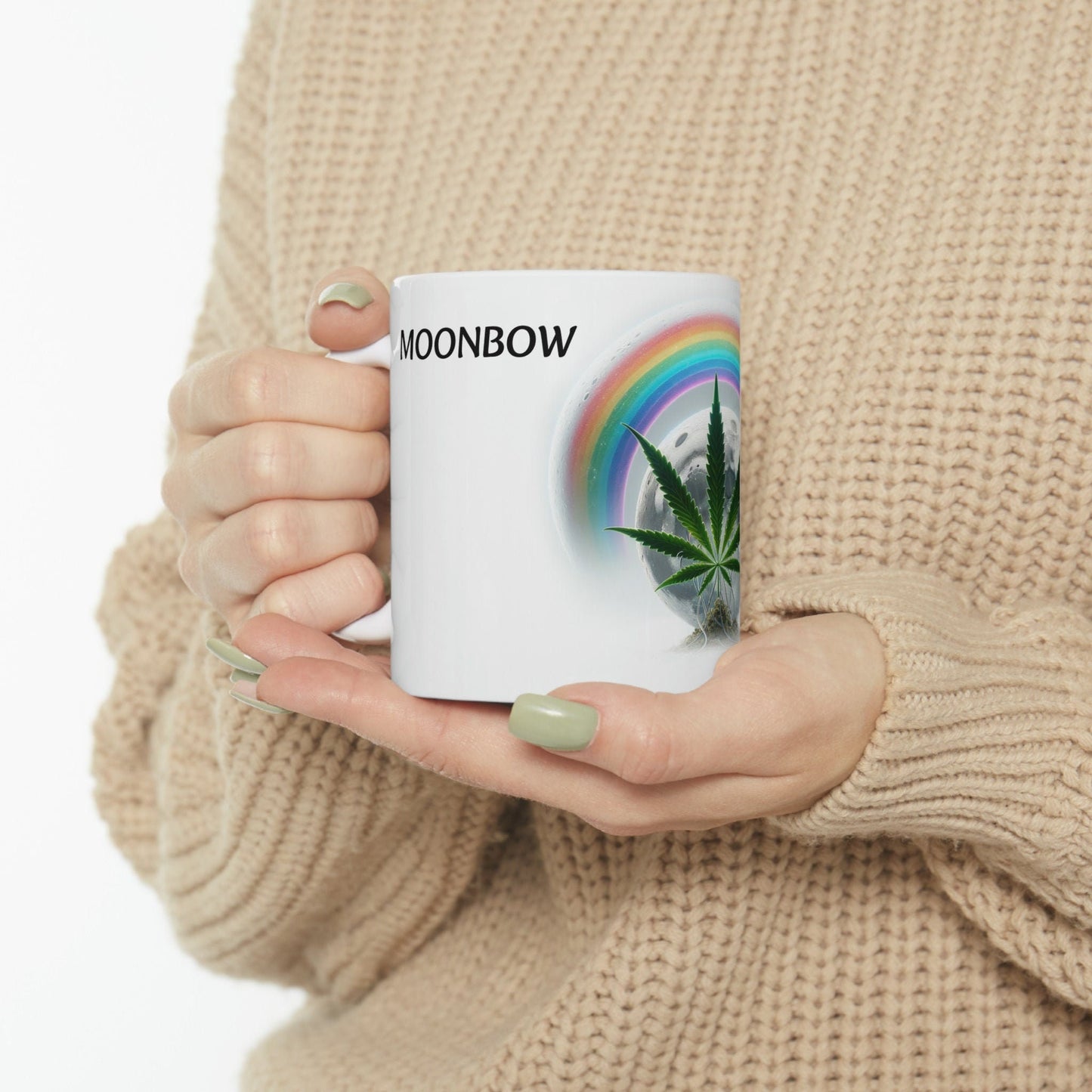 MOONBOW - WEED Strain Themed Coffee Mugs - Perfect Gift for Smokers, Stoners, Marijuana Lovers; Wake and Bake Essentials