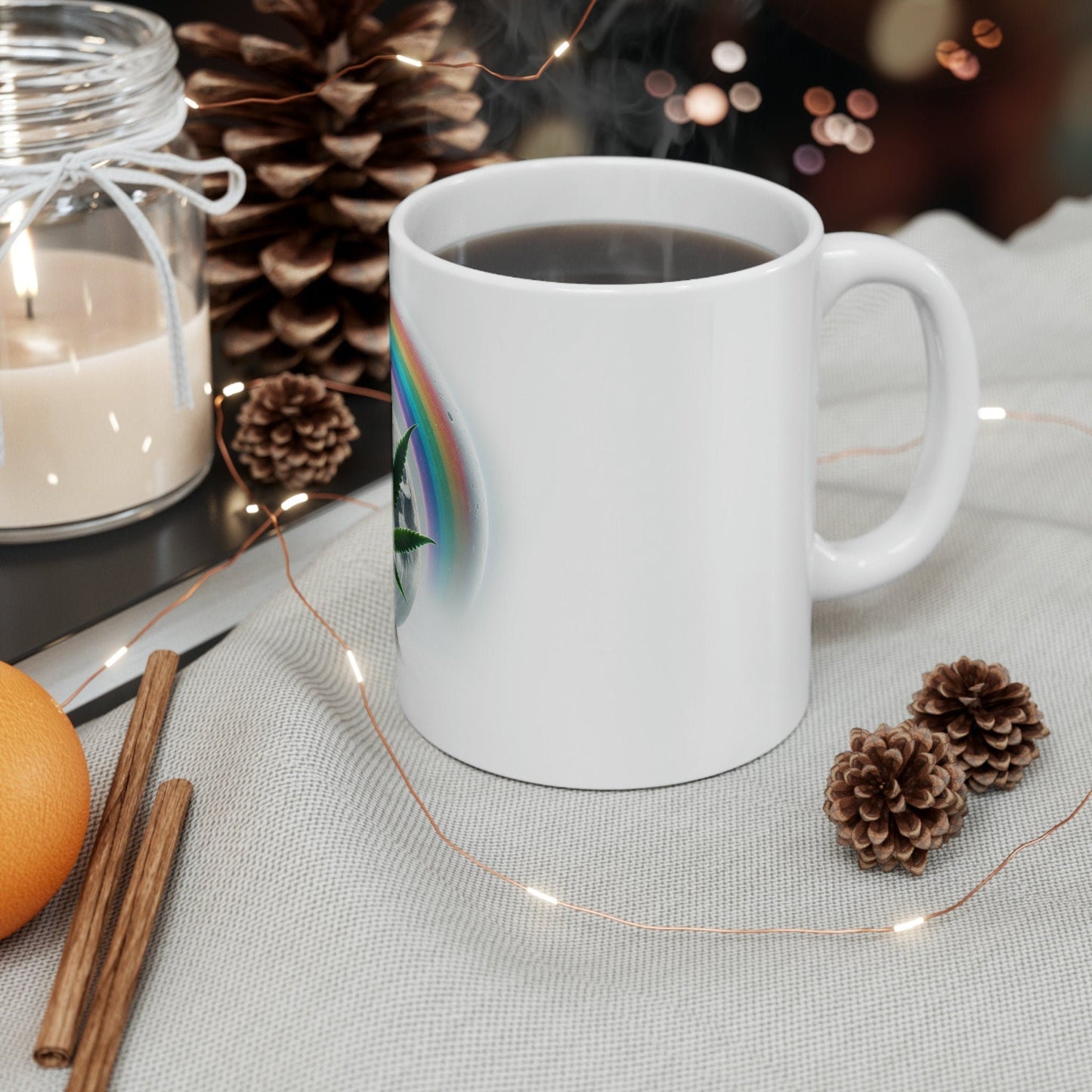 MOONBOW - WEED Strain Themed Coffee Mugs - Perfect Gift for Smokers, Stoners, Marijuana Lovers; Wake and Bake Essentials