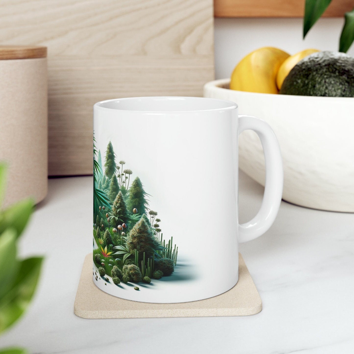 PARADISE OG - WEED Strain Themed Coffee Mugs - Perfect Gift for Smokers, Stoners, Marijuana Lovers; Wake and Bake Essentials
