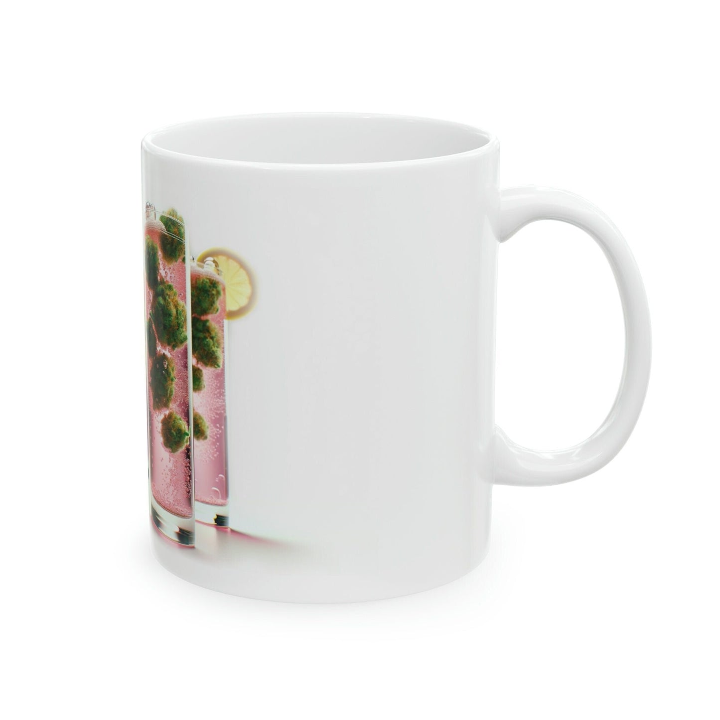 PINK LEMONADE - WEED Strain Themed Coffee Mugs - Perfect Gift for Smokers, Stoners, Marijuana Lovers; Wake and Bake Essentials