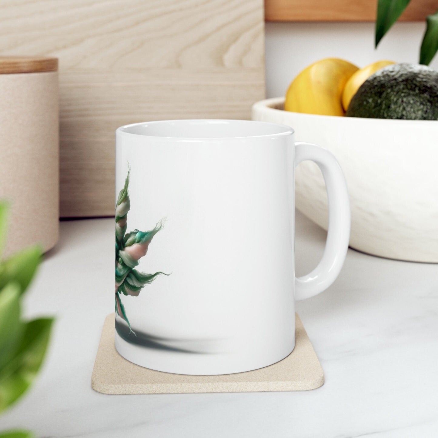 COTTON CANDY - WEED Strain Themed Coffee Mugs - Perfect Gift for Smokers, Stoners, Marijuana Lovers; Wake and Bake Essentials