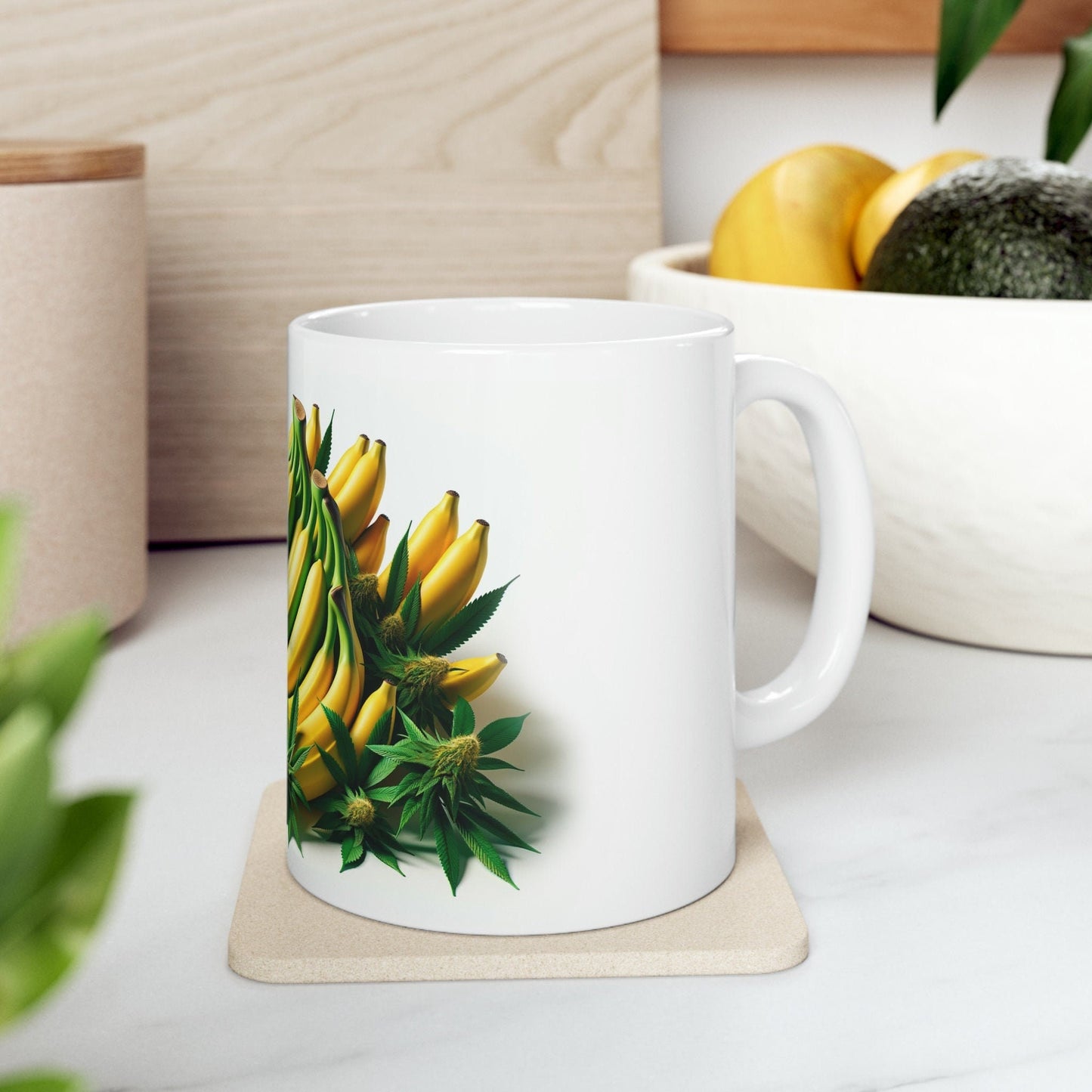 BANANA OG - WEED Strain Themed Coffee Mugs - Perfect Gift for Smokers, Stoners, Marijuana Lovers; Wake and Bake Essentials