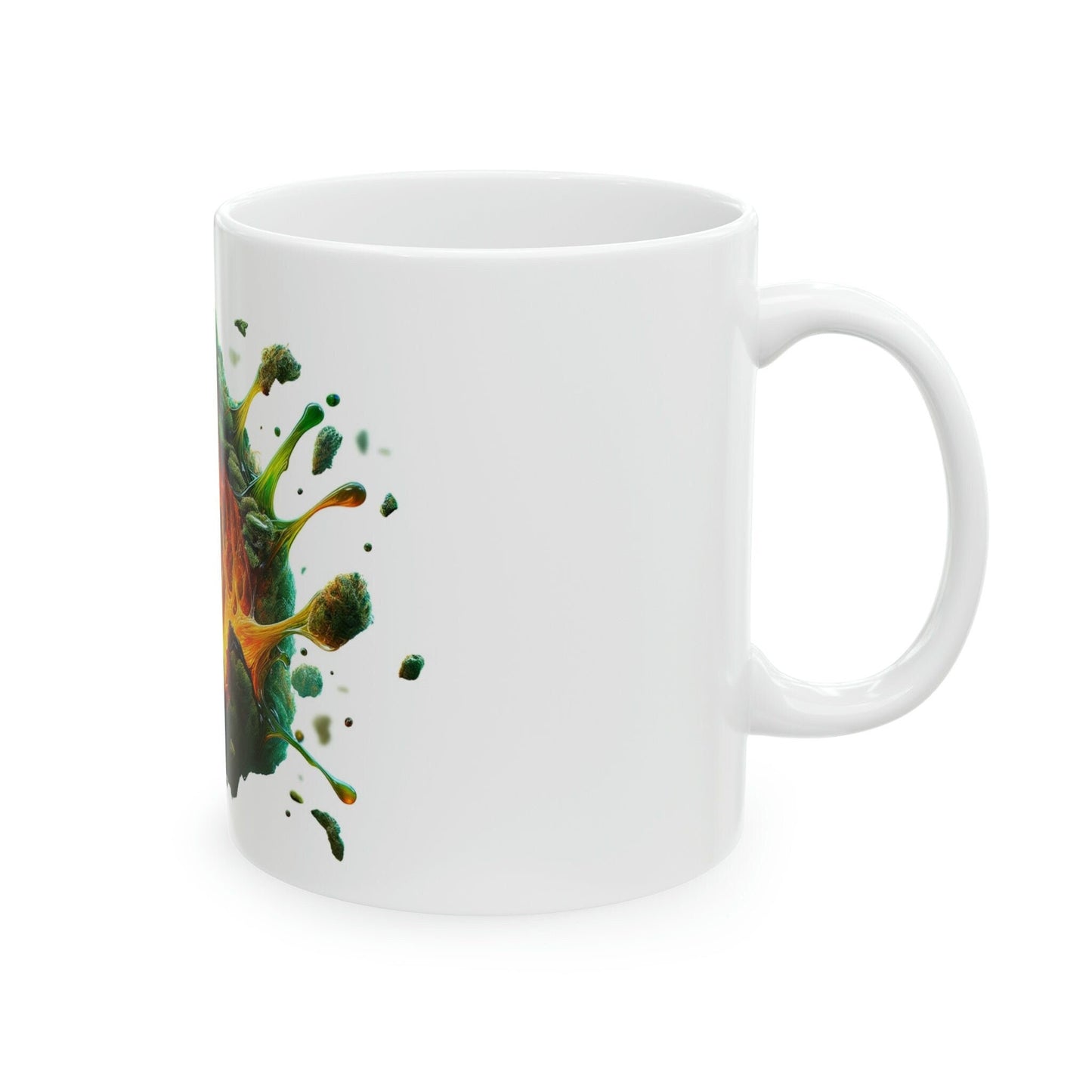 MELTDOWN - WEED Strain Themed Coffee Mugs - Perfect Gift for Smokers, Stoners, Marijuana Lovers; Wake and Bake Essentials