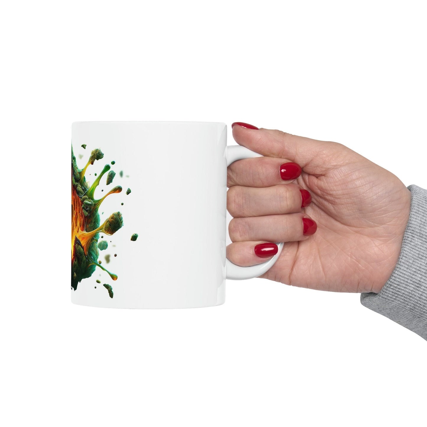MELTDOWN - WEED Strain Themed Coffee Mugs - Perfect Gift for Smokers, Stoners, Marijuana Lovers; Wake and Bake Essentials