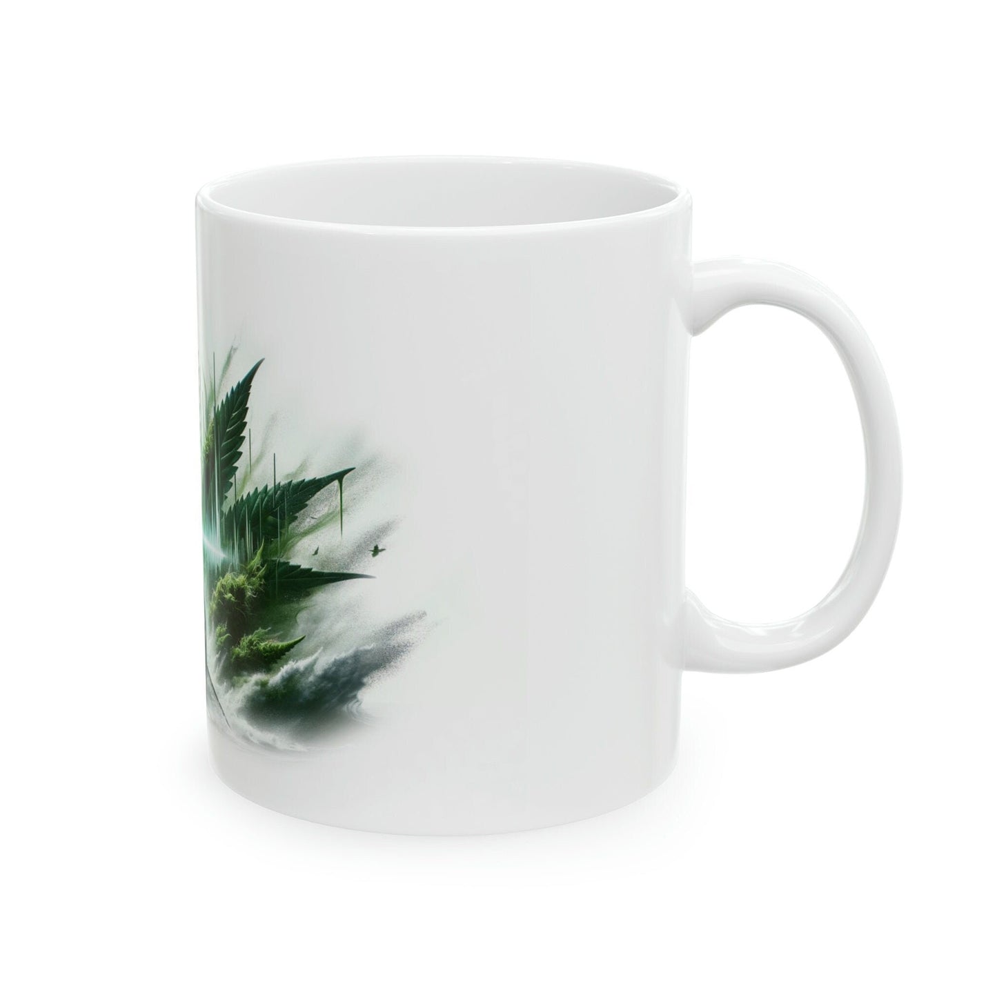 SHARK SHOCK - WEED Strain Themed Coffee Mugs - Perfect Gift for Smokers, Stoners, Marijuana Lovers; Wake and Bake Essentials