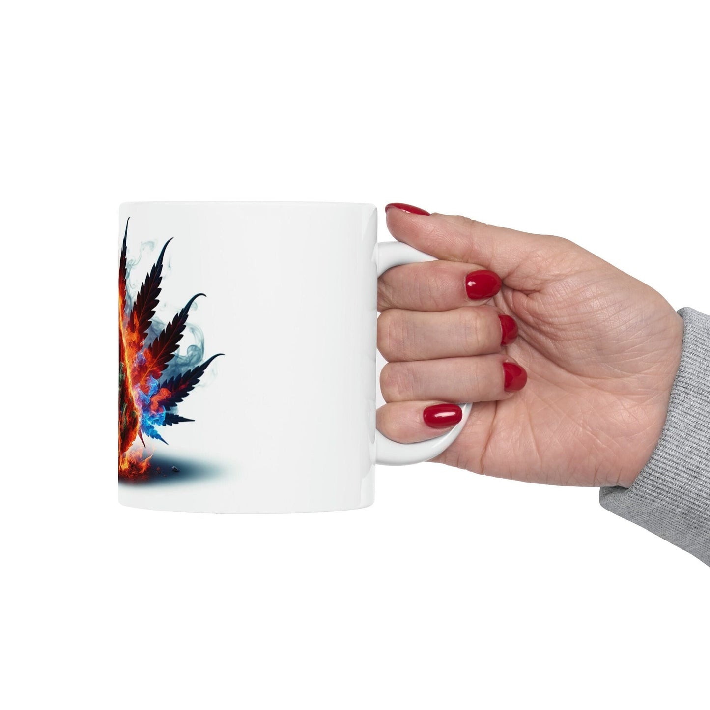 FIRE OG - WEED Strain Themed Coffee Mugs - Perfect Gift for Smokers, Stoners, Marijuana Lovers; Wake and Bake Essentials