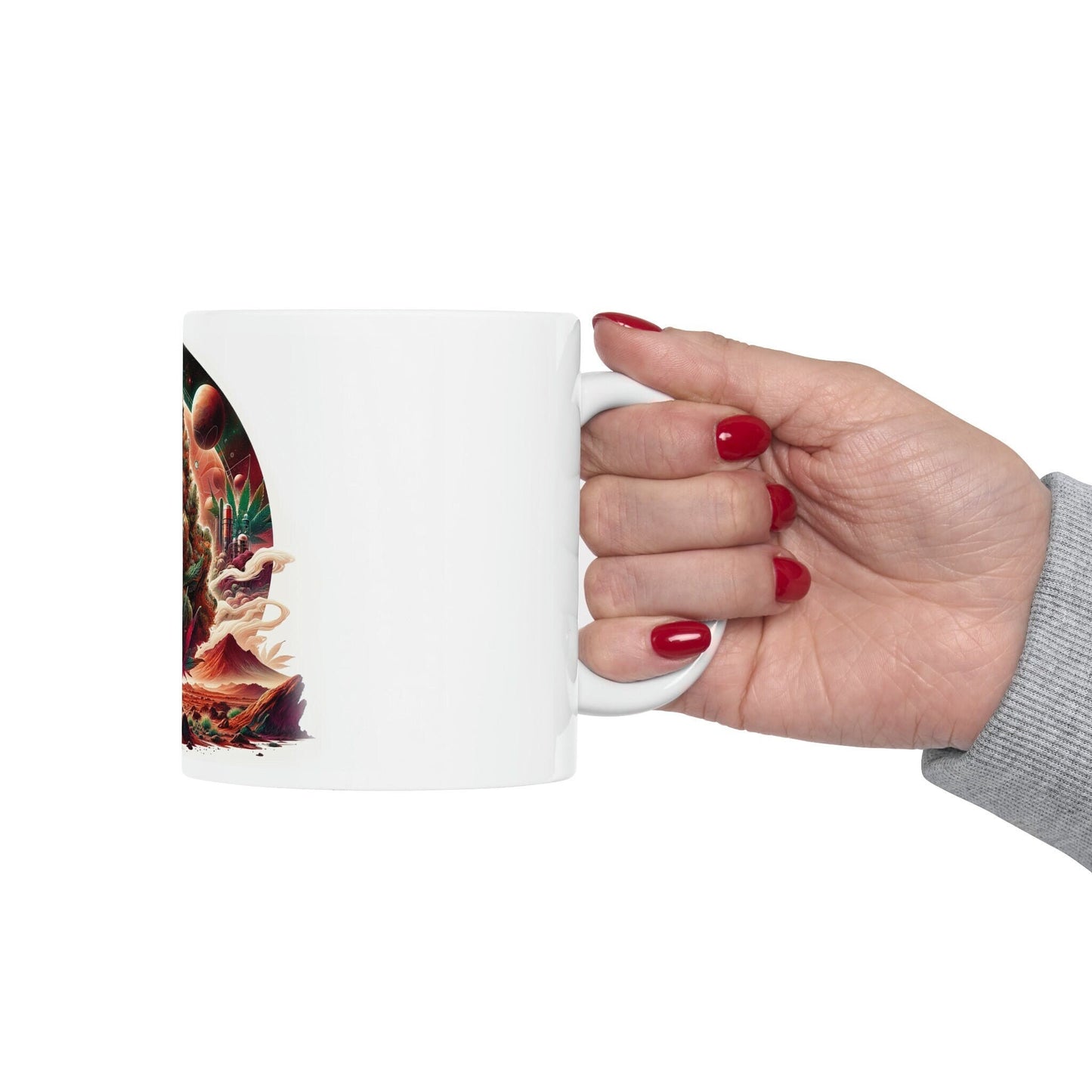 MARS OG - WEED Strain Themed Coffee Mugs - Perfect Gift for Smokers, Stoners, Marijuana Lovers; Wake and Bake Essentials