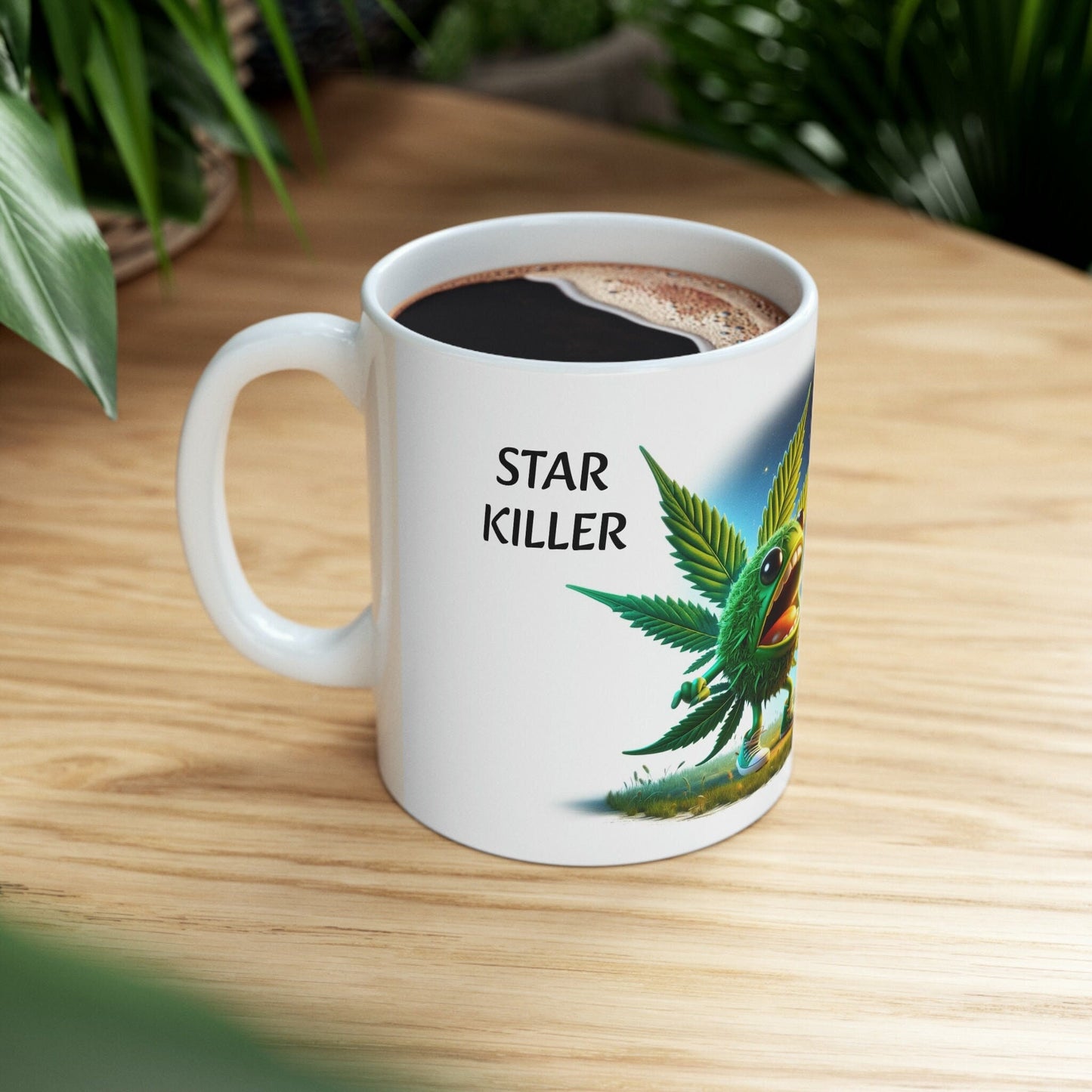 STAR KILLER - WEED Strain Themed Coffee Mugs - Perfect Gift for Smokers, Stoners, Marijuana Lovers; Wake and Bake Essentials