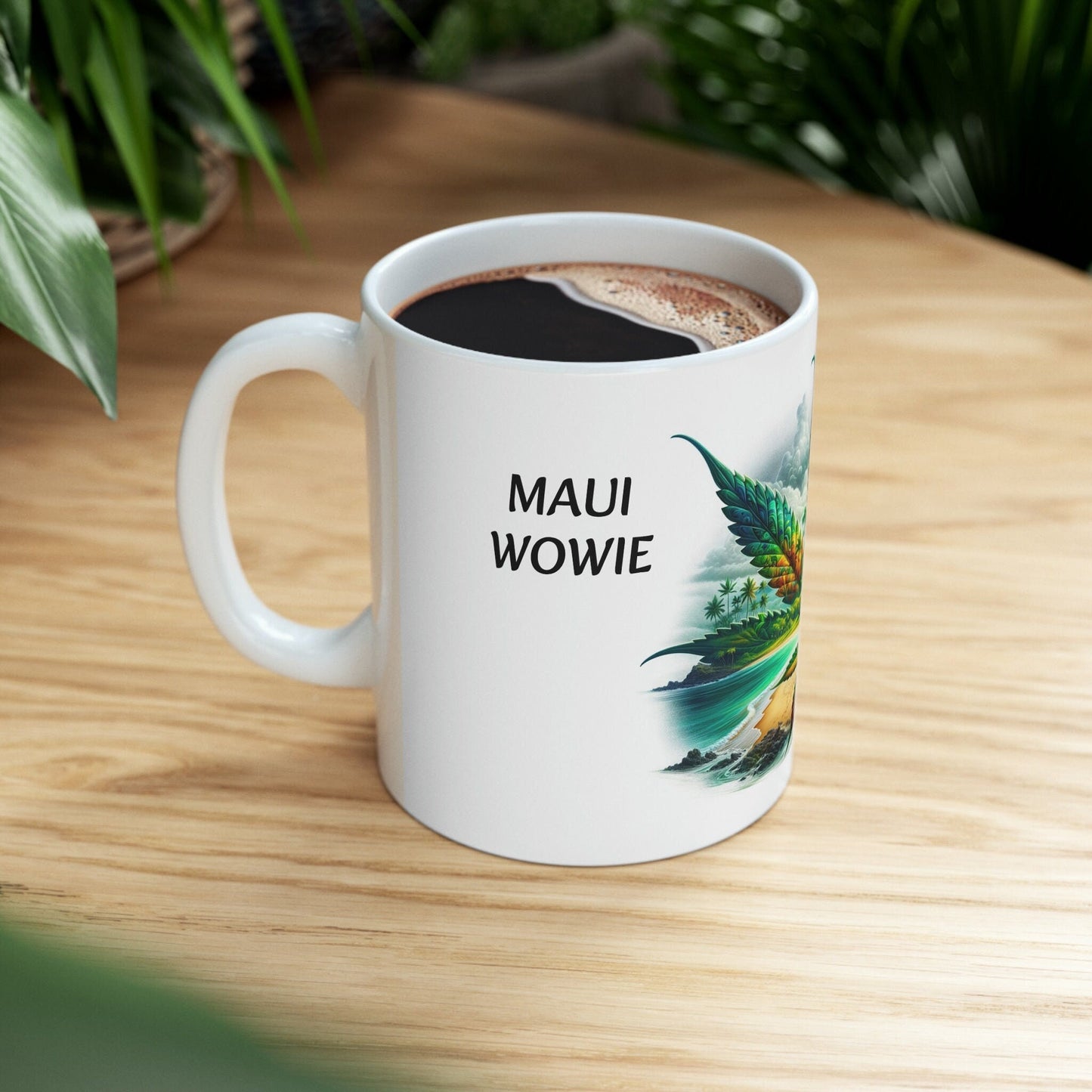 MAUI WOWIE - WEED Strain Themed Coffee Mugs - Perfect Gift for Smokers, Stoners, Marijuana Lovers; Wake and Bake Essentials