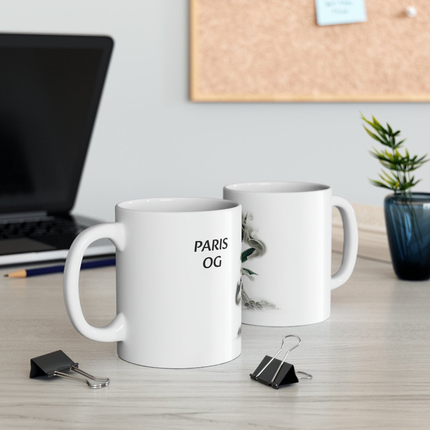 PARIS OG - WEED Strain Themed Coffee Mugs - Perfect Gift for Smokers, Stoners, Marijuana Lovers; Wake and Bake Essentials